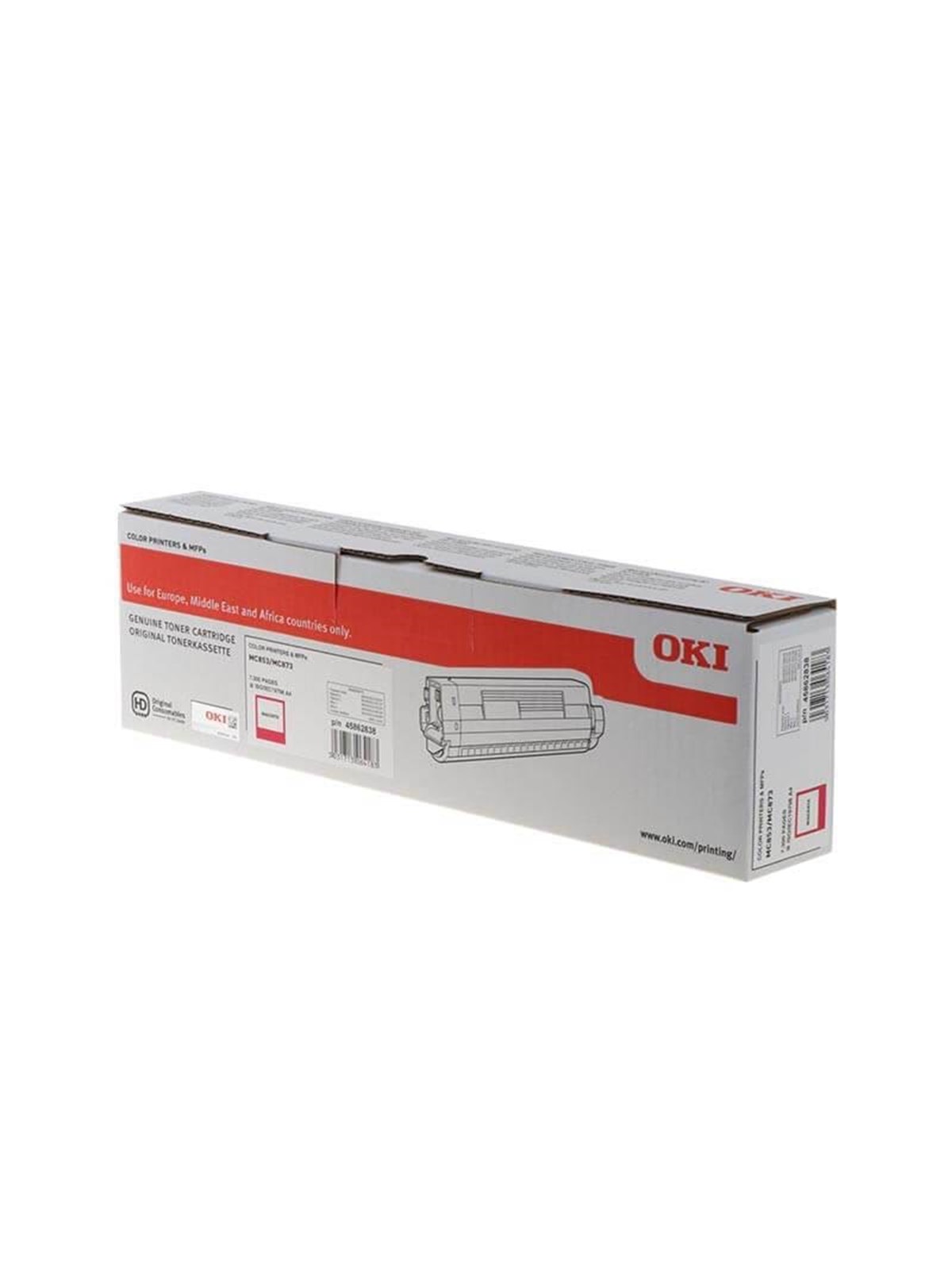 Oki 45862838 / Mc853/873/883 Magenta Toner - Druckerzubehoer Tinte Toner