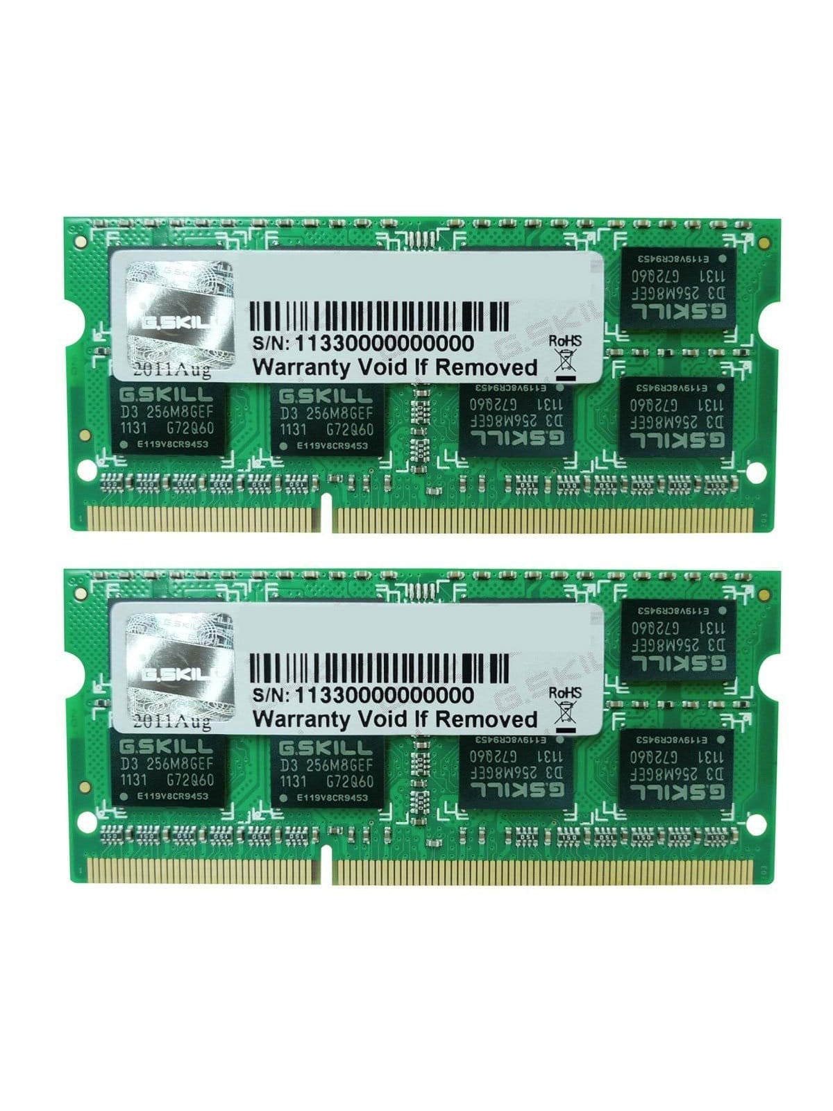 G.Skill Standard SO Ddr3-1600 DC - 16gb - Ram - F3-1600c10d-16gsq