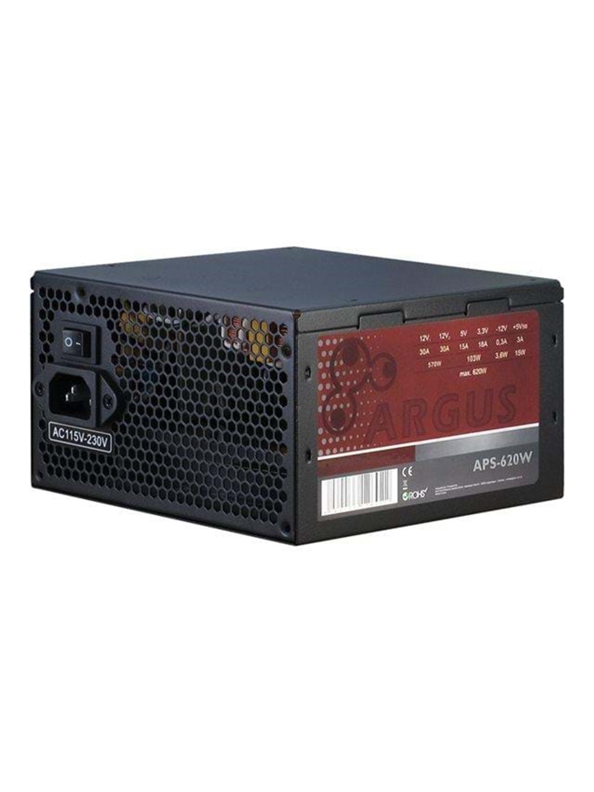 Inter-tech Argus Aps-620w Netzteile - 620 Watt - 120 mm - Atx - 80 Plus - 88882118