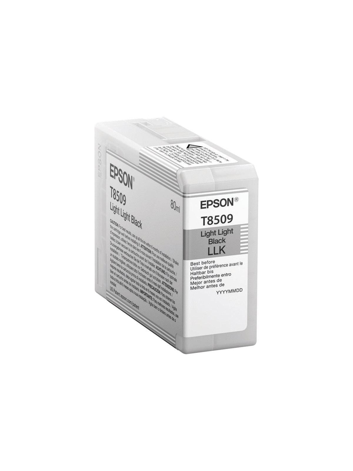 Epson T8509 - Light Light Black Ink - Druckerzubehoer Tinte Toner - C13t850900
