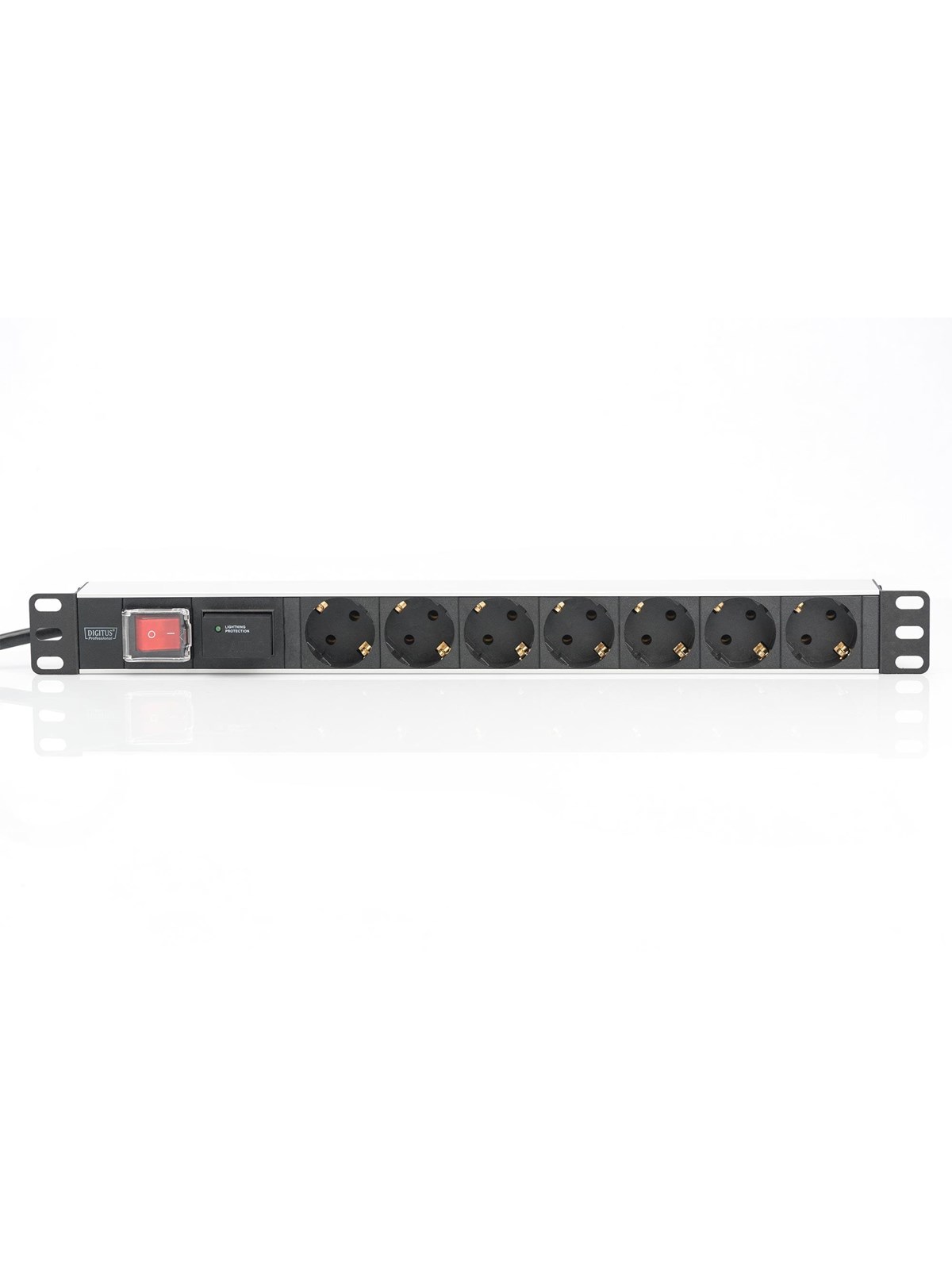 Digitus 7-port - 1U - Aluminum Pdu - Stromkabel Extern - Dn-95407