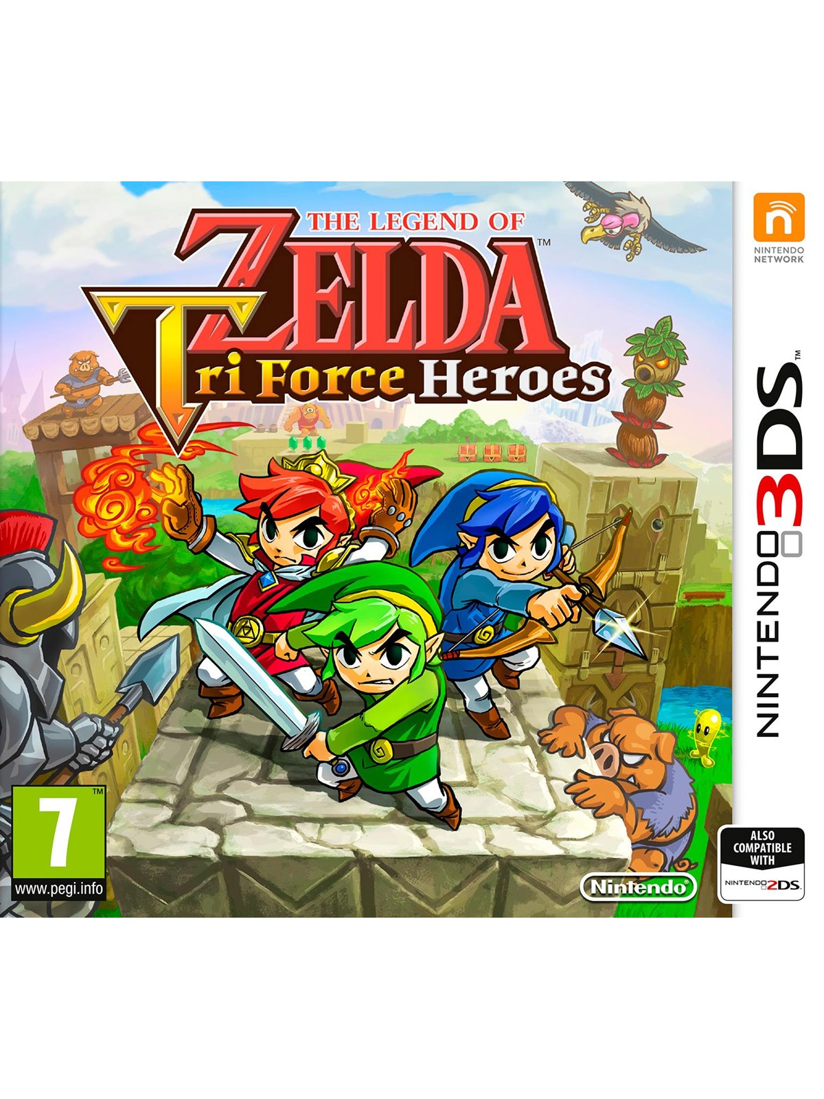 The Legend of Zelda: Tri Force Heroes - Nintendo 3ds - Action - Pegi 7 - Spiele - 0045496528478