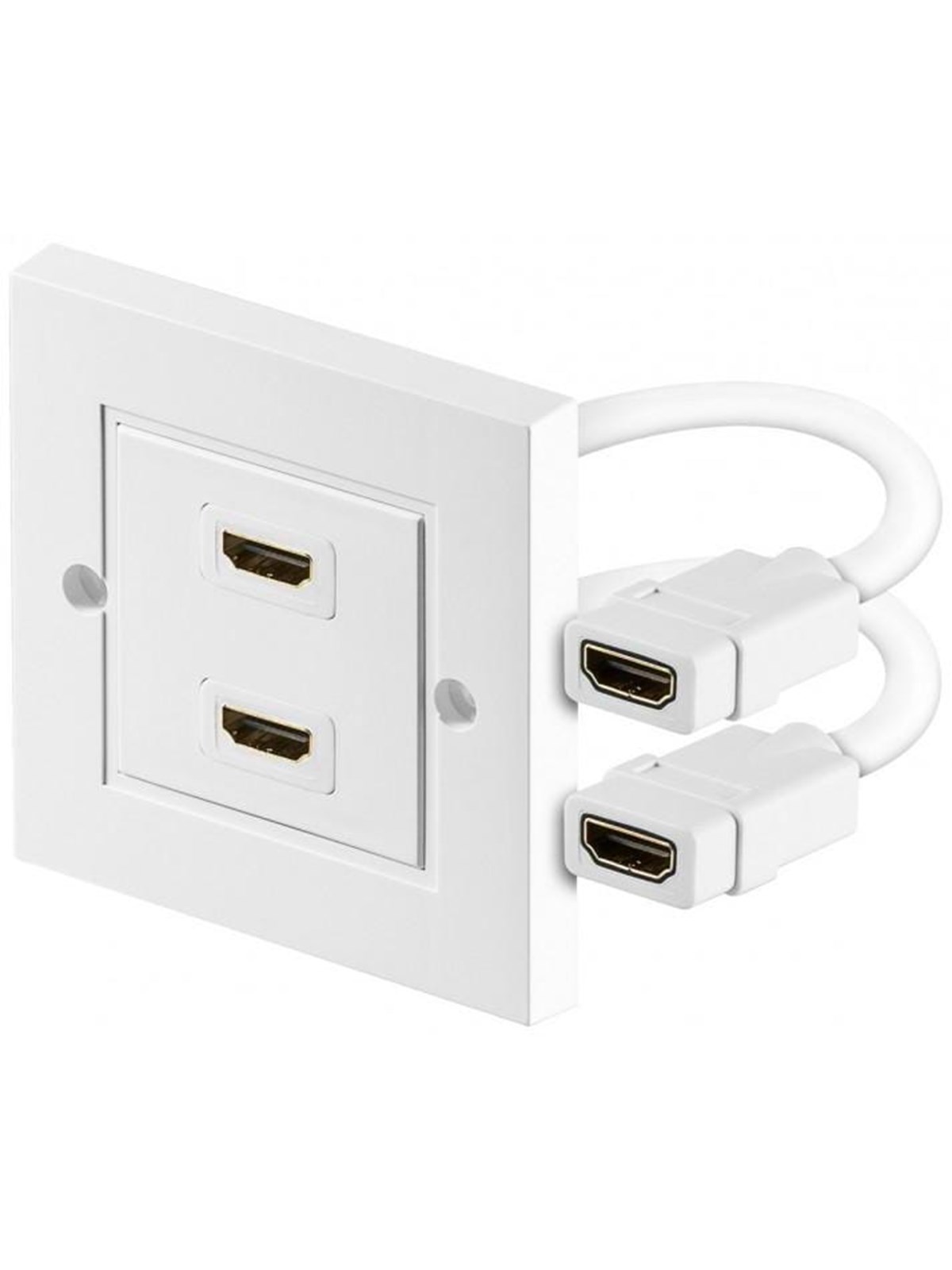 Pro Hdmi Wall Socket - 2 Ports - Andere Kabel - 4040849517235