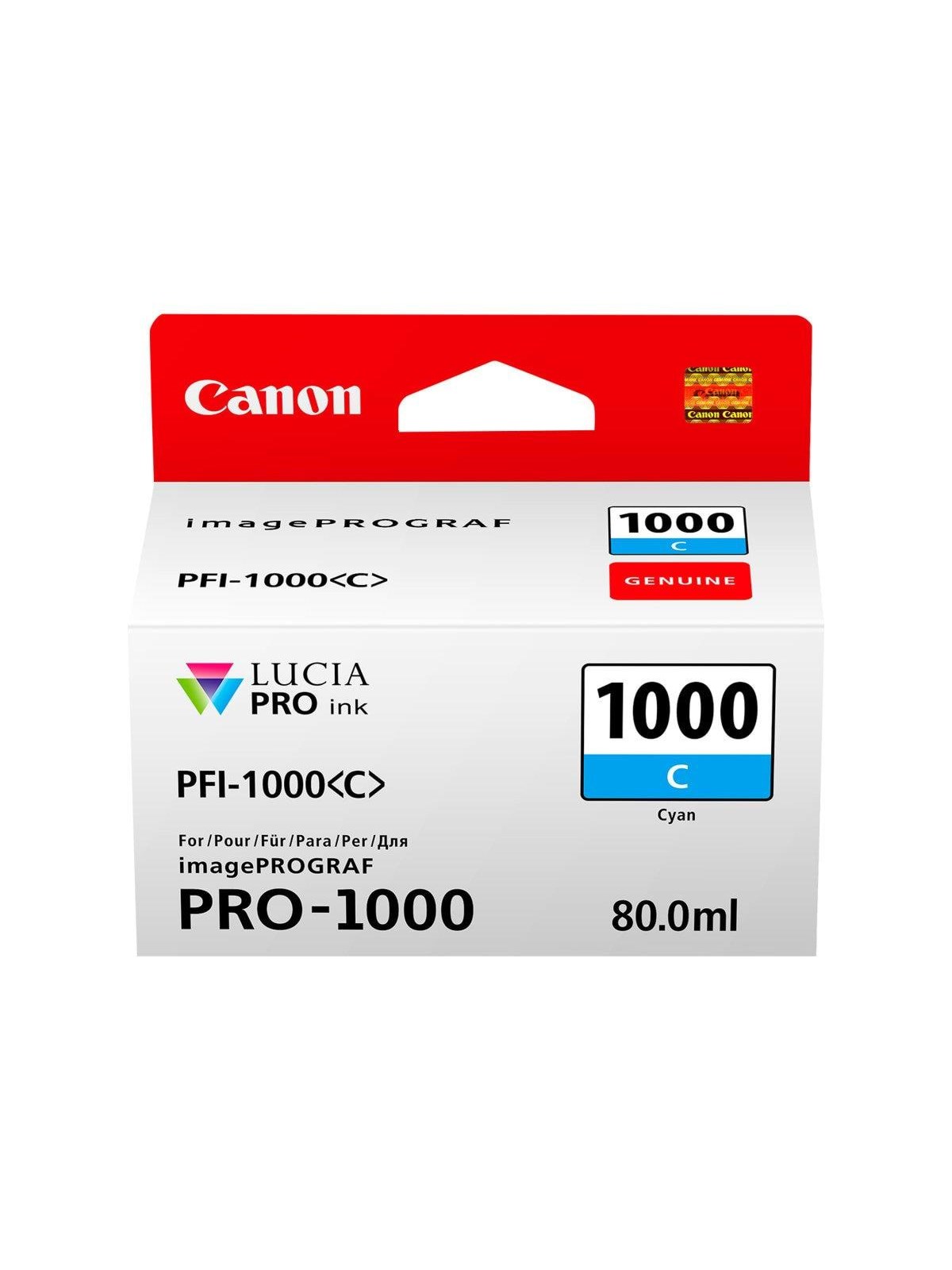 Canon Pfi-1000 / 0547c001 Cyan - Druckerzubehoer Tinte Toner