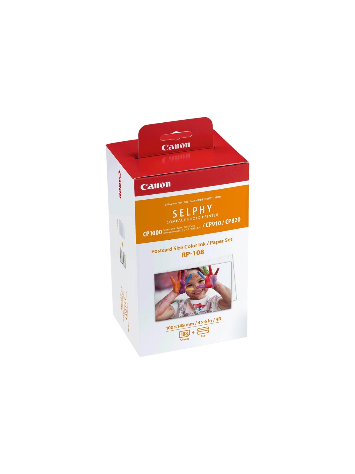 Canon Rp-108 Color Ink Paper Set For Selphy - Papier Fotopapier Und Etiketten - 8568b001