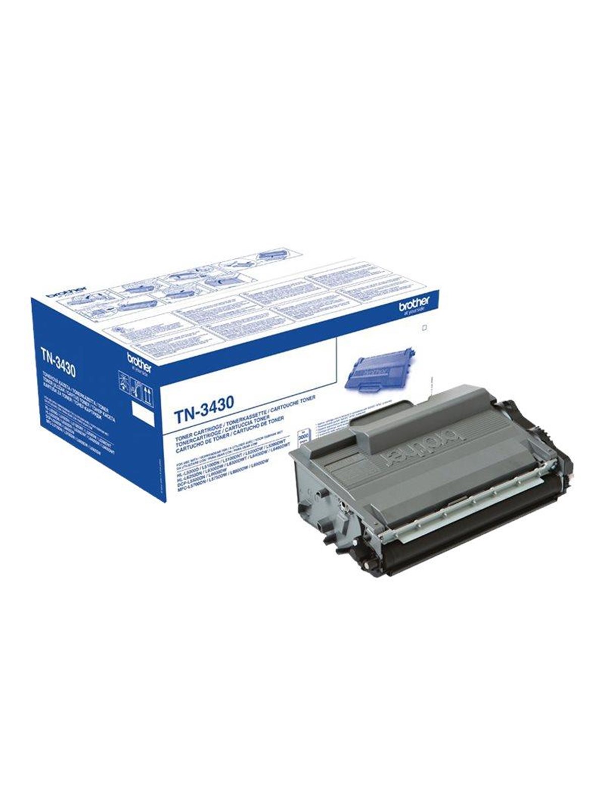 Brother Tn3430 / TN 3430 Black Toner - Druckerzubehoer Tinte Toner