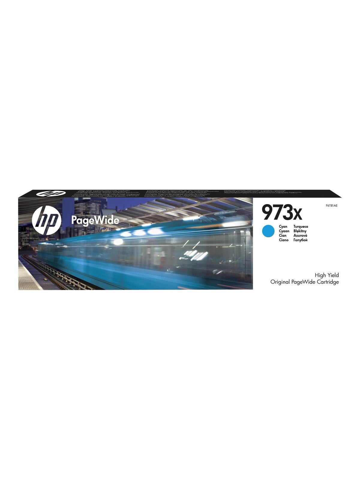 HP 973x / F6t81ae High Capacity Cyan Ink - Druckerzubehoer Tinte Toner