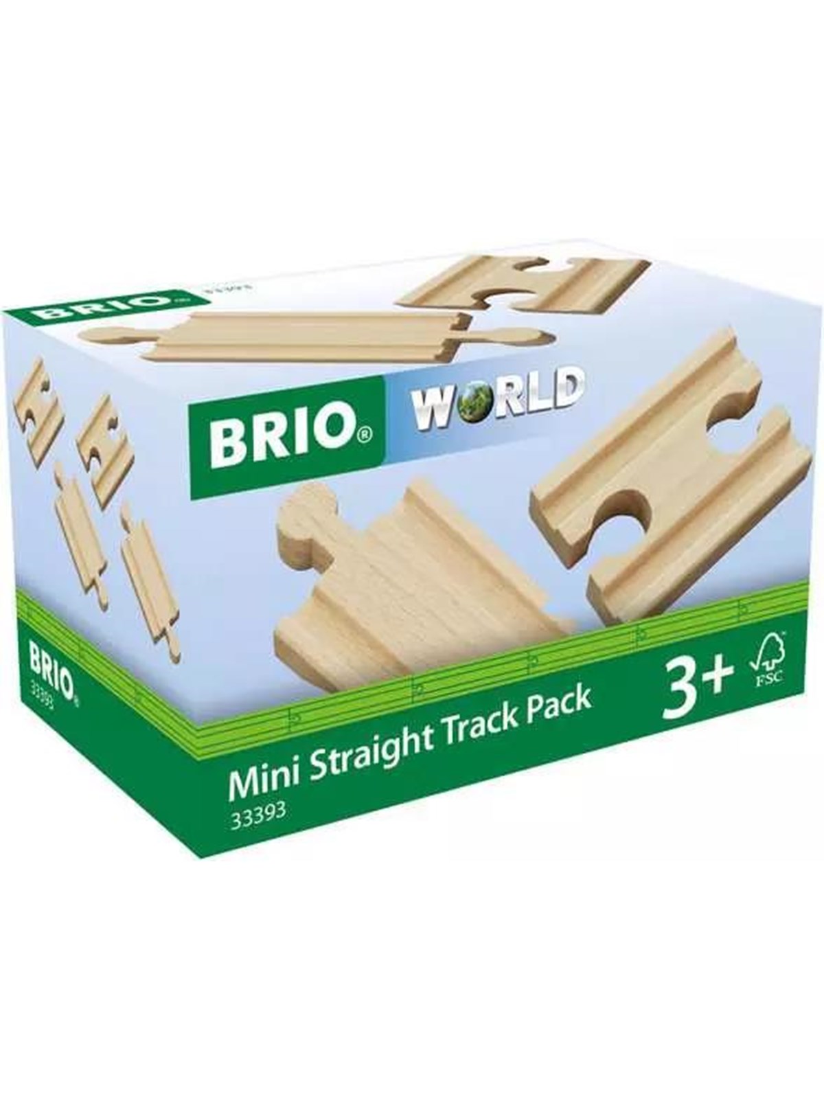 Brio Mini Straight Track Pack - Brio Train - 33393