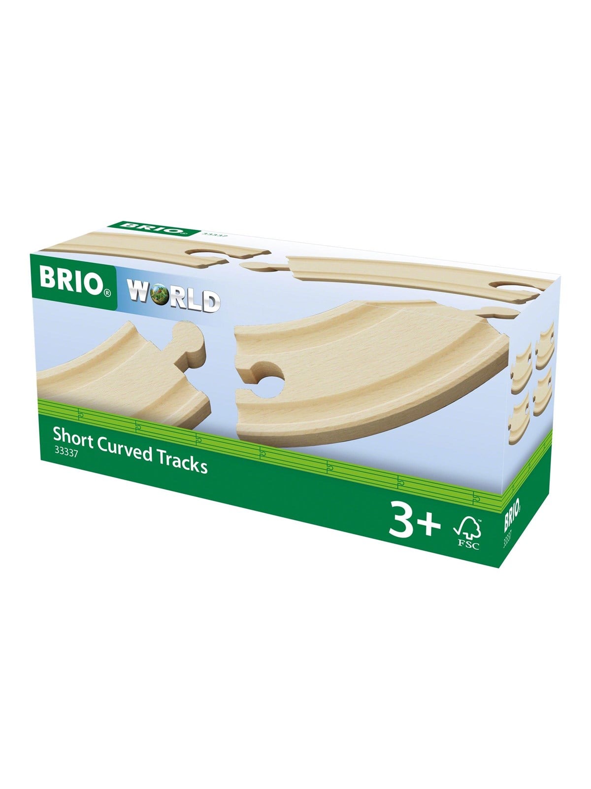 Brio Short Curved Tracks - Brio Train - 33337