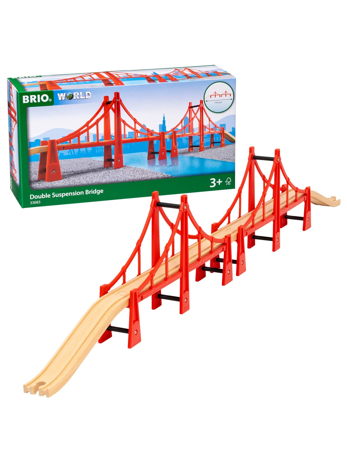 Brio Double Suspension Bridge - Brio Train - 33683