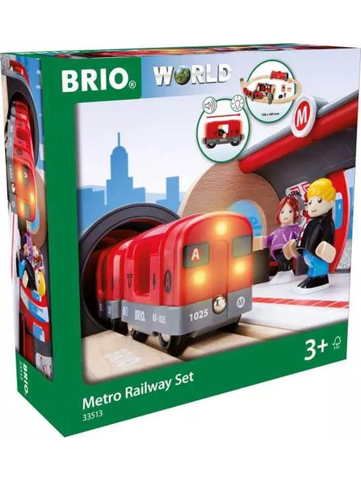 Brio Metro Railway Set - Brio Train - 33513