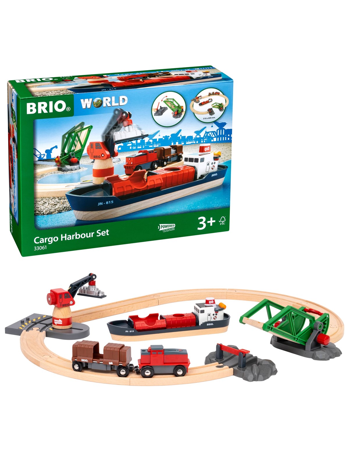 Brio Cargo Harbour Set - Brio Train - 33061