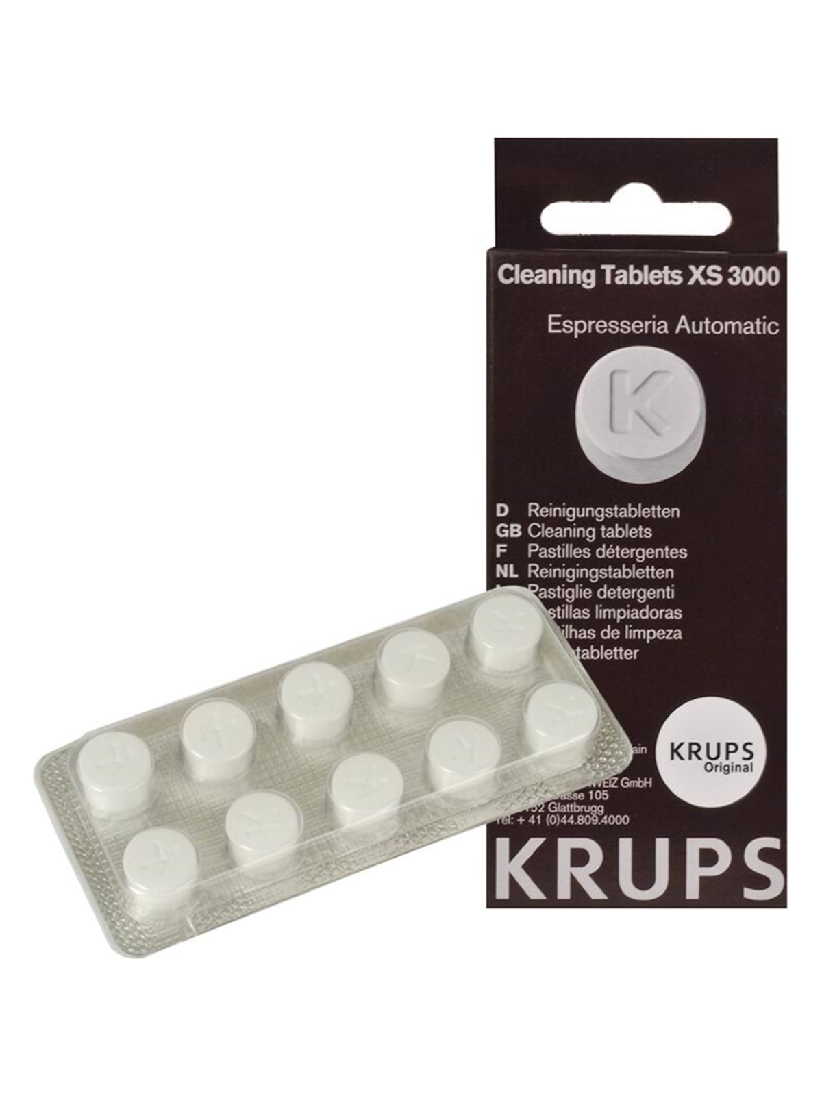 Krups XS 3000 Cleaning Tablets - Kaffeezubereitung - Xs300010