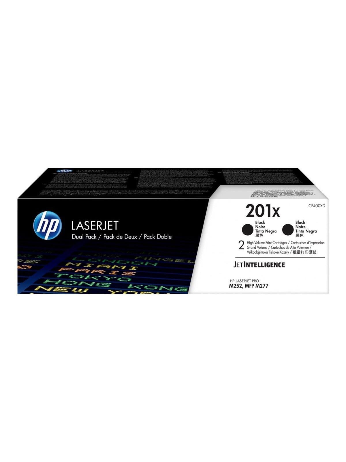 HP 201x / Cf400xd 2-pack High Capacity Black Toner - Druckerzubehoer Tinte Toner
