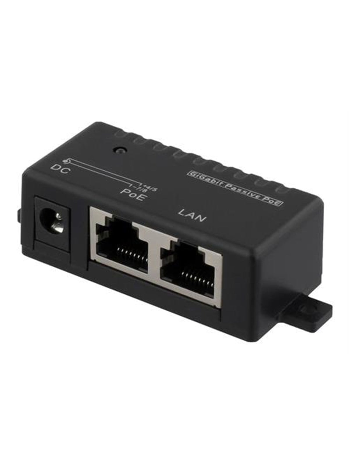 Deltaco Poe-109 Poe Gigabit Injector For Poe/poe+ 1000mbps 48v/1a Black - Poe Injektor