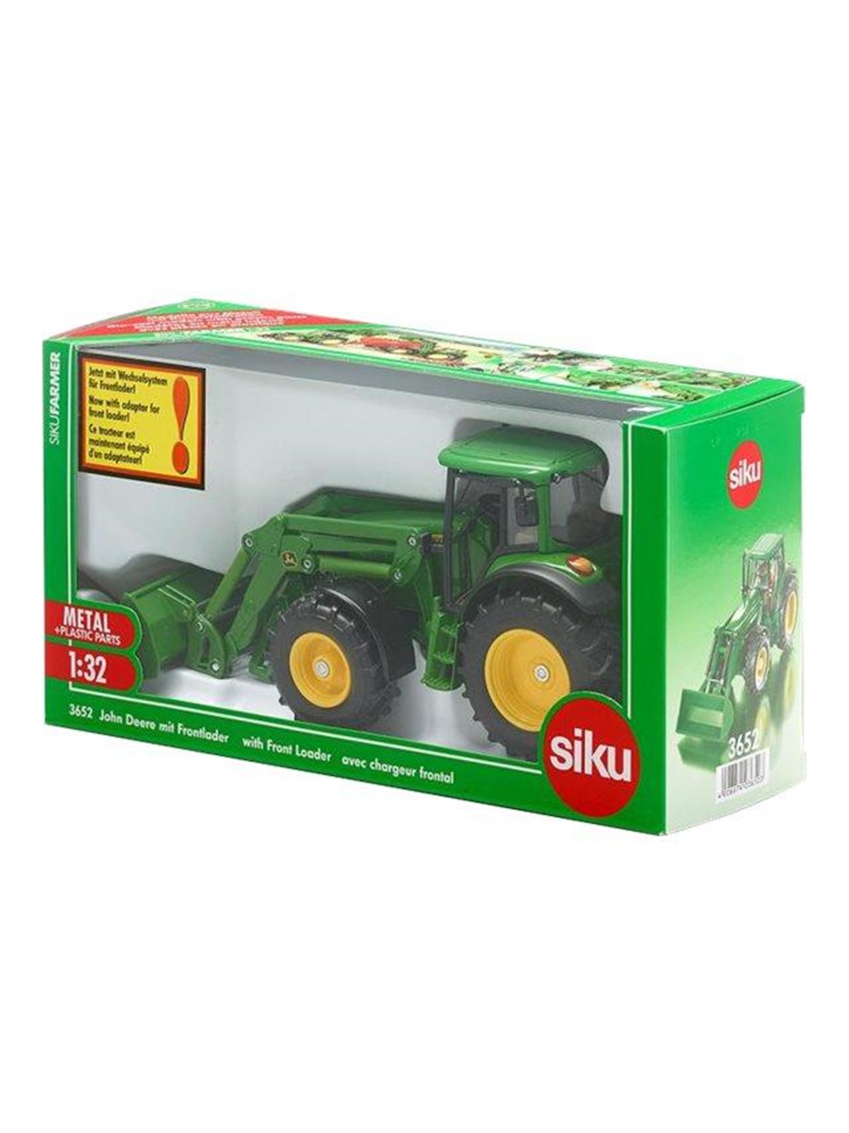 Siku 1:32 John Deere With Front Loader - Spielzeugauto - 541263