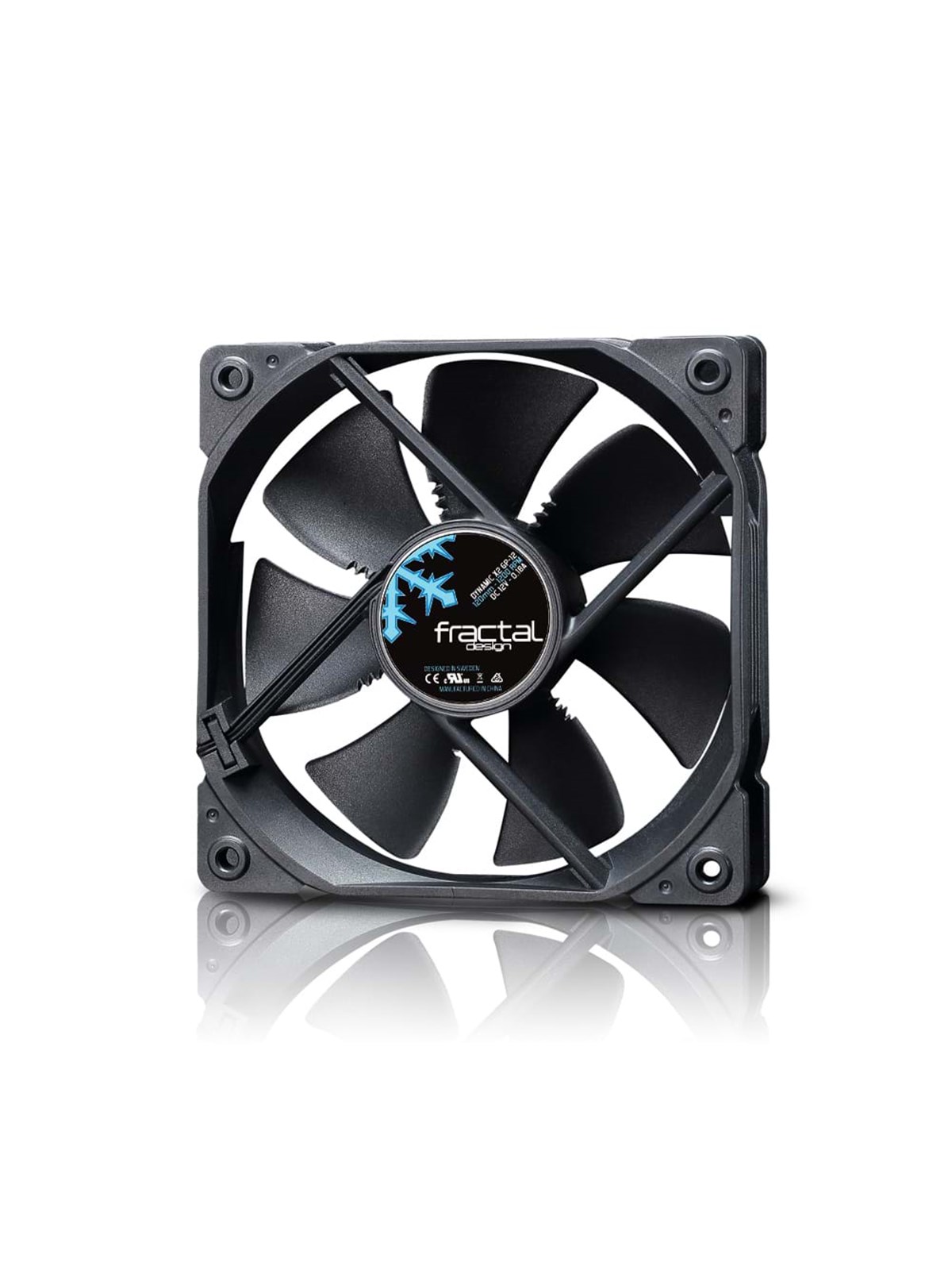 Fractal Design Fan Dynamic X2 Gp-12 - Gehäuselüfter - 120mm - Schwarz - 19 Dba - Gehaeuseluefter - Fd-fan-dyn-x2-gp12-bk