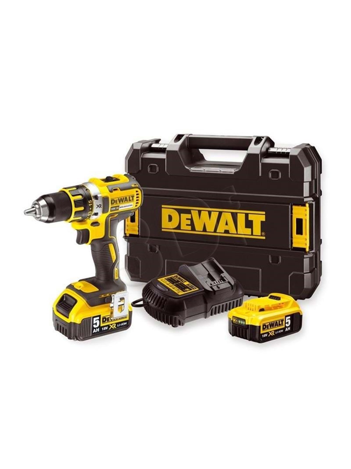 Dewalt 18v XR Brushless Compact Drill Driver - 2 x 5ah - Schraubbohrmaschinen - Dcd791p2-qw