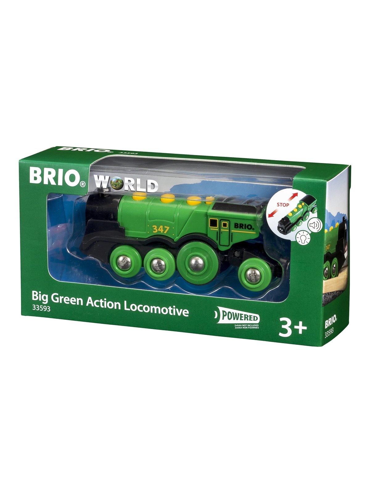 Brio Big Green Action Locomotive - Brio Train - 33593