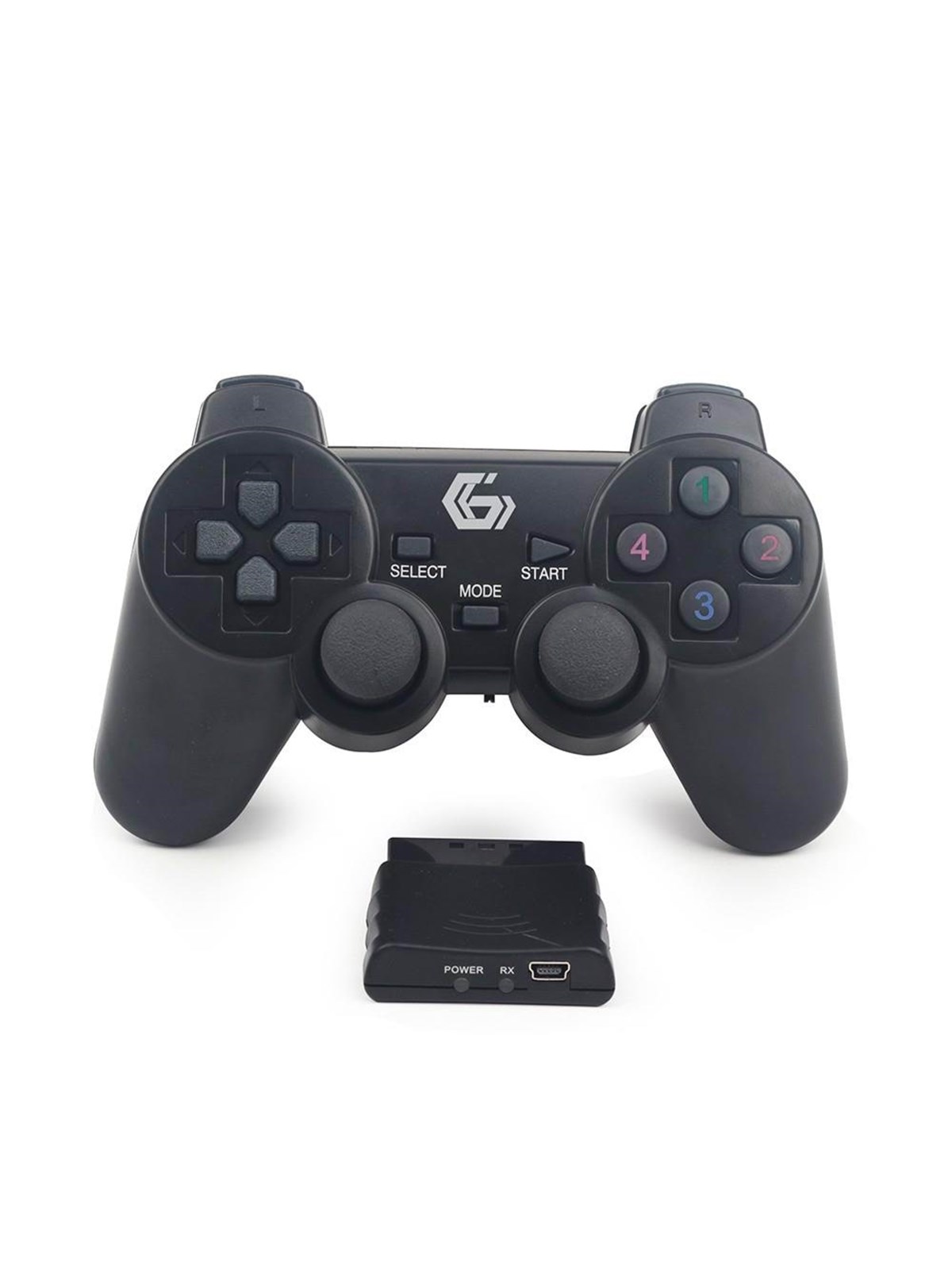Gembird Wireless Dual Vibration Gamepad - Wireless Controller - Sony Playstation 2 - Gaming Zubehoer - Jpd-wdv-01