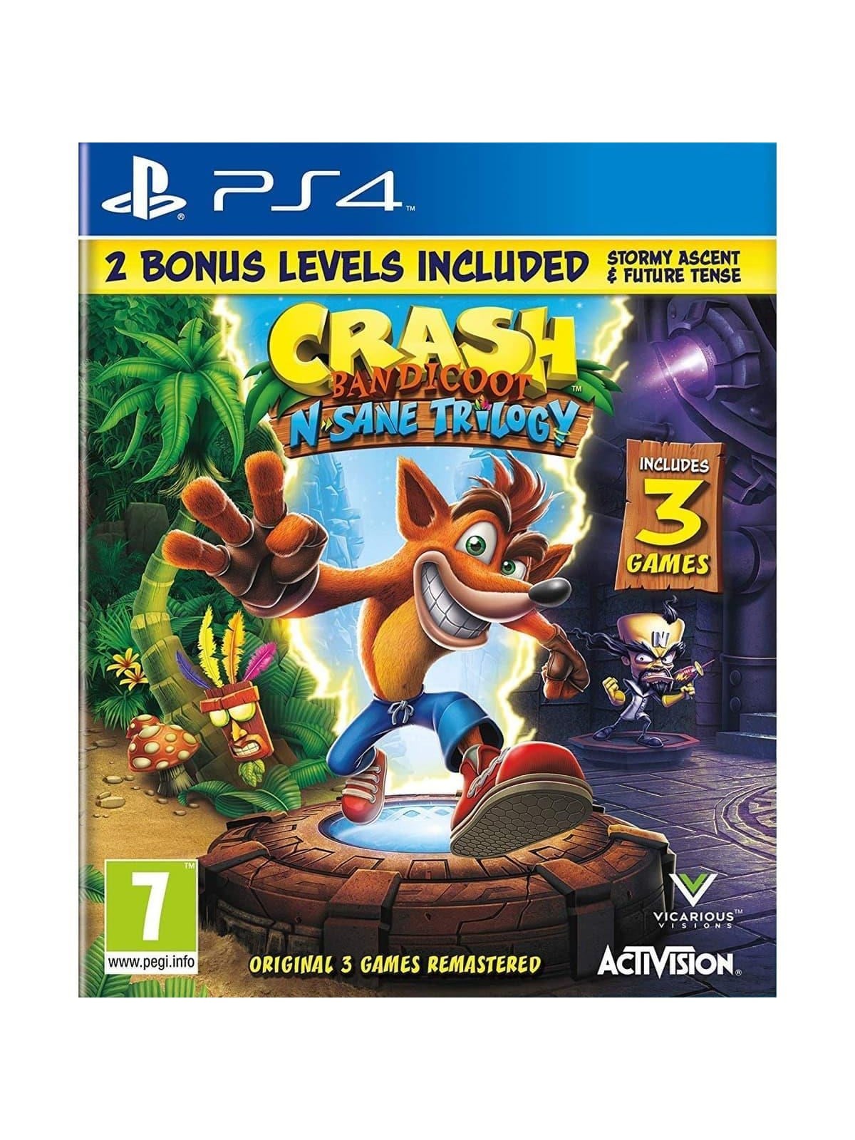 Crash Bandicoot N-sane Trilogy - Sony Playstation 4 - Samlung - Pegi 7 - Spiele - 5030917236662