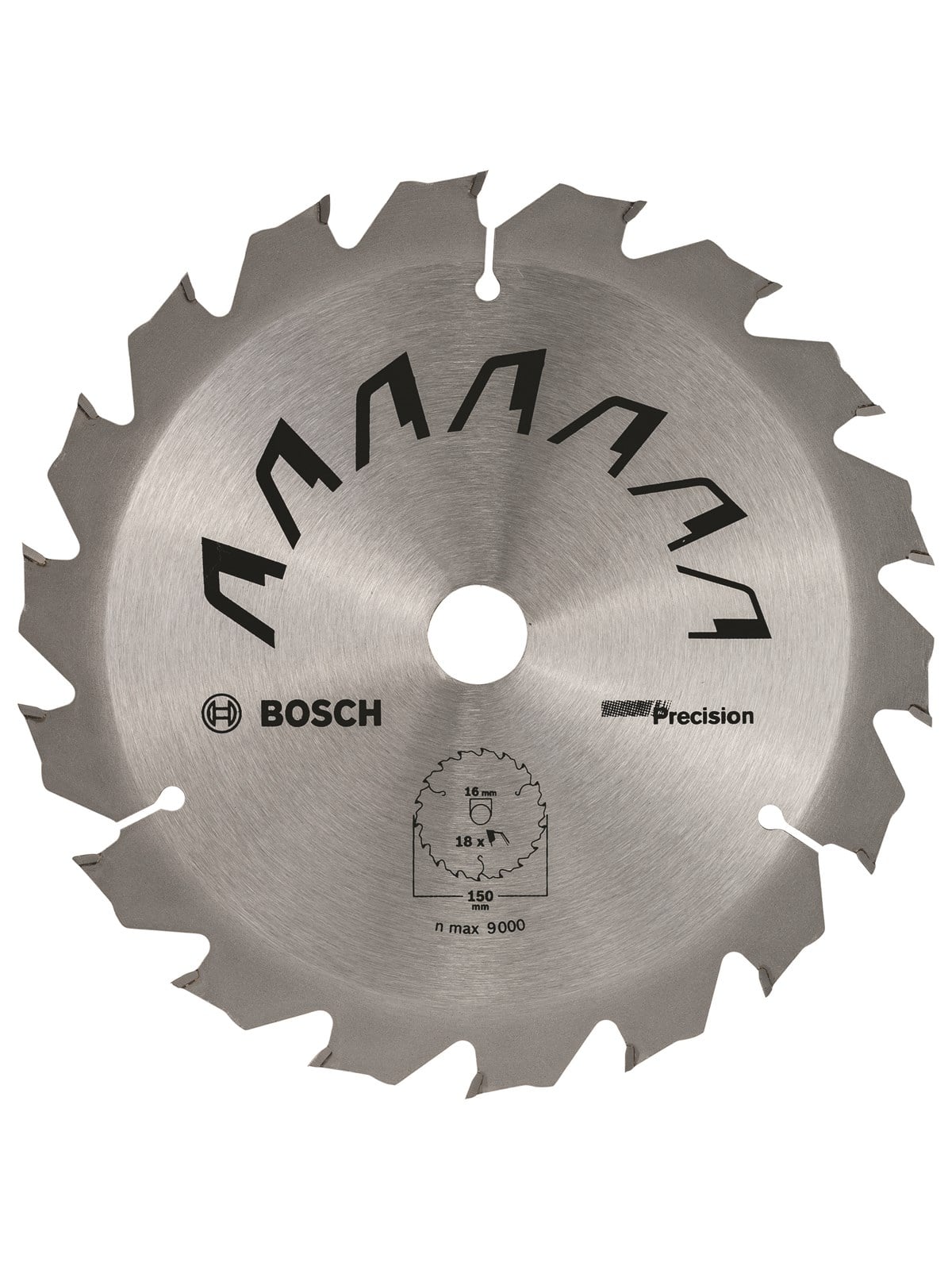 Bosch Rundsavkl 150x1.5x16mm 18t Precision - Handkreissaege - 2609256d62