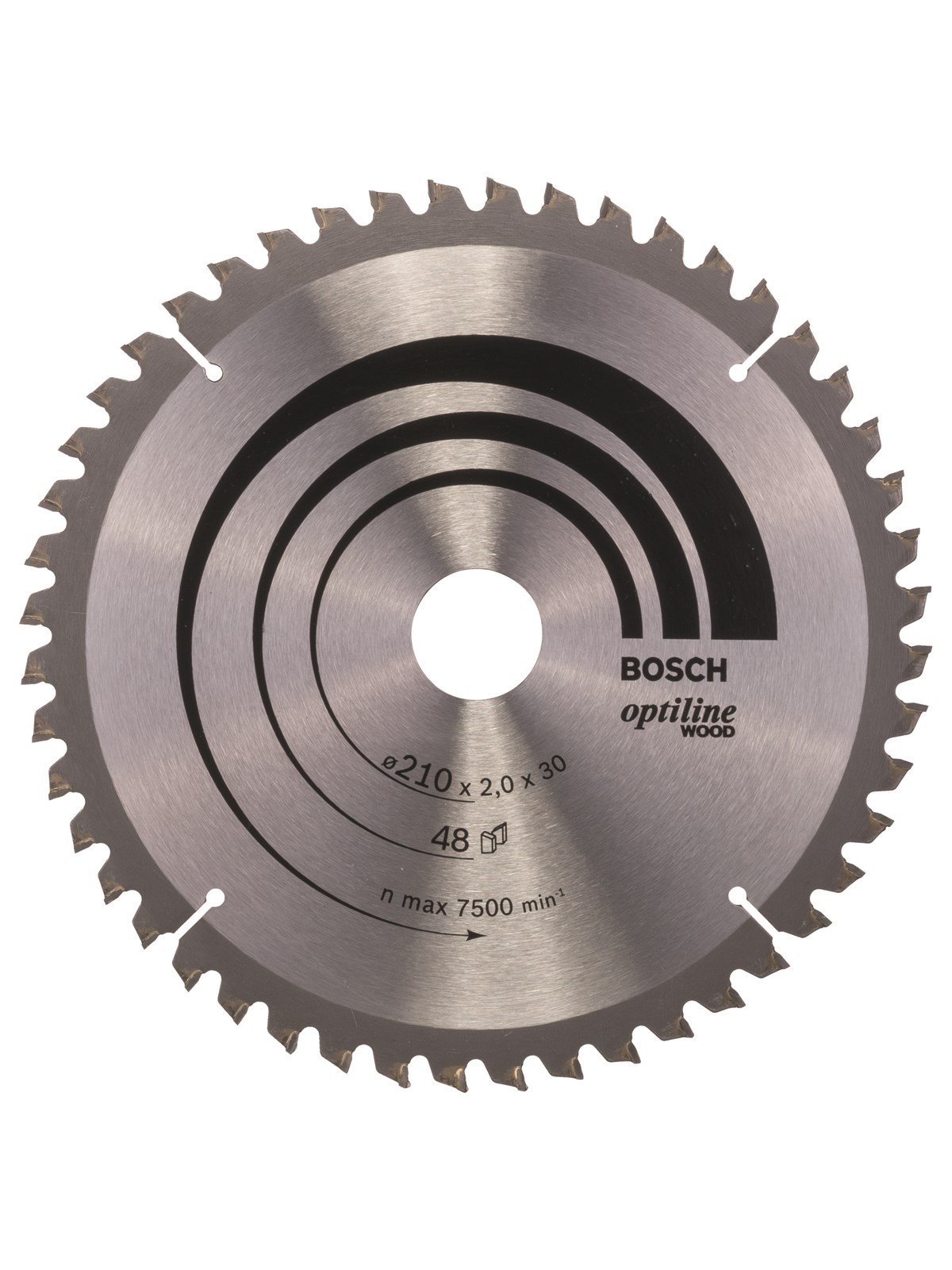 Bosch RUNDSAVKL Ø 210 X 30MM 48 T -5GR TRÆ
