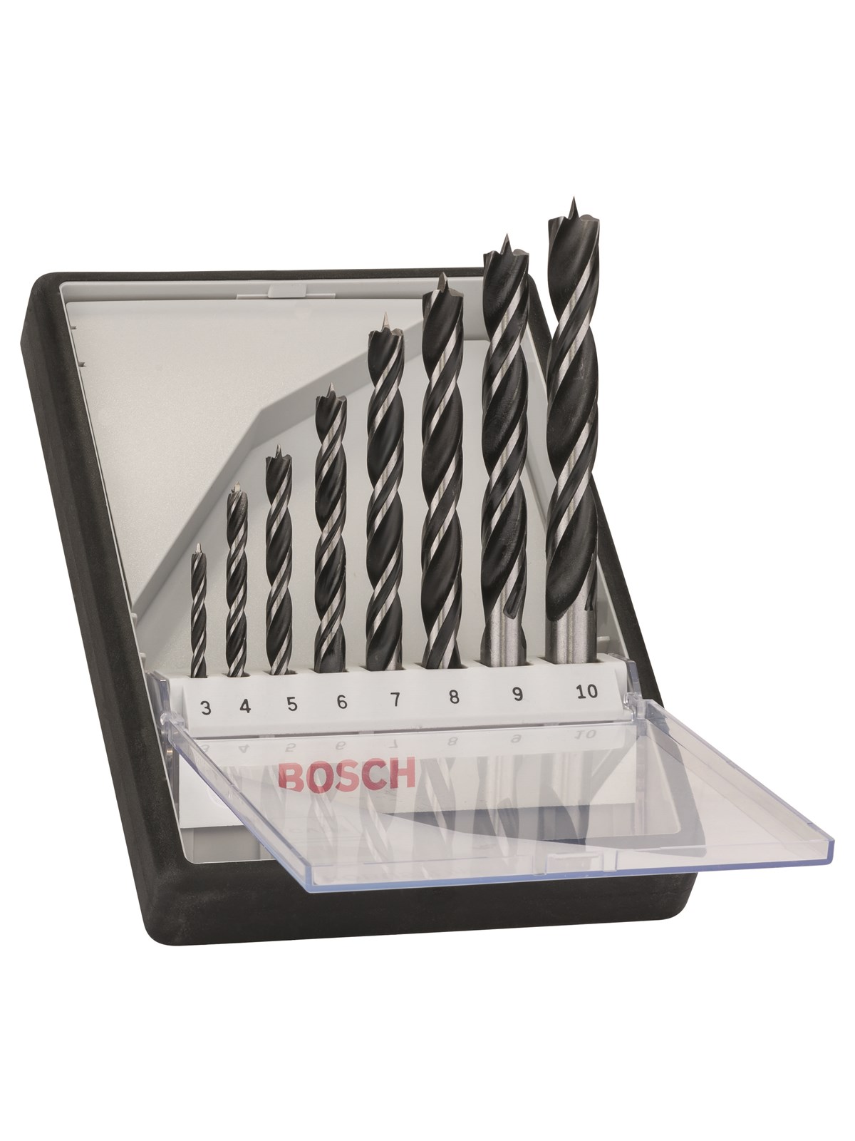 Bosch Træborsæt 3-10mm 8 Stk Robustline - Bohrer Bits - 2607010533
