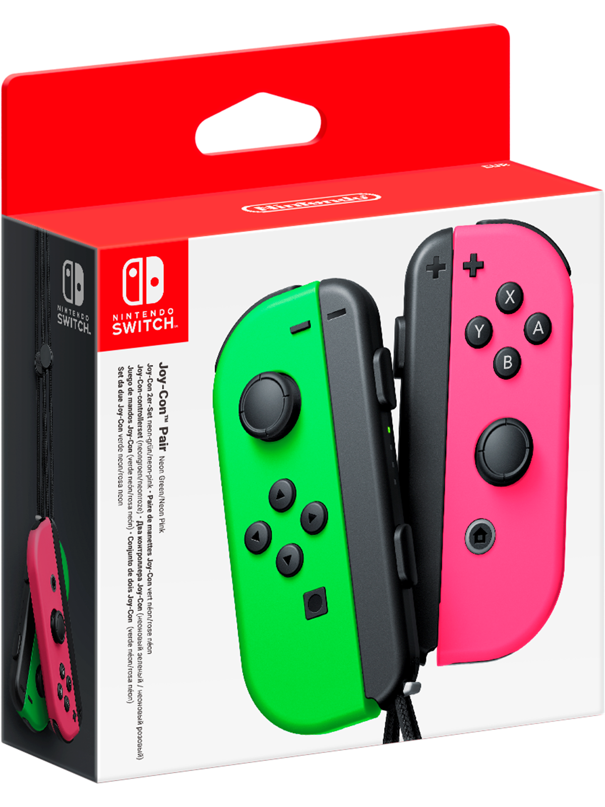 Nintendo Joy-con Pair Neon Green/neon Pink - Wireless Controller - Nintendo Switch - Gaming Zubehoer - 0045496430795