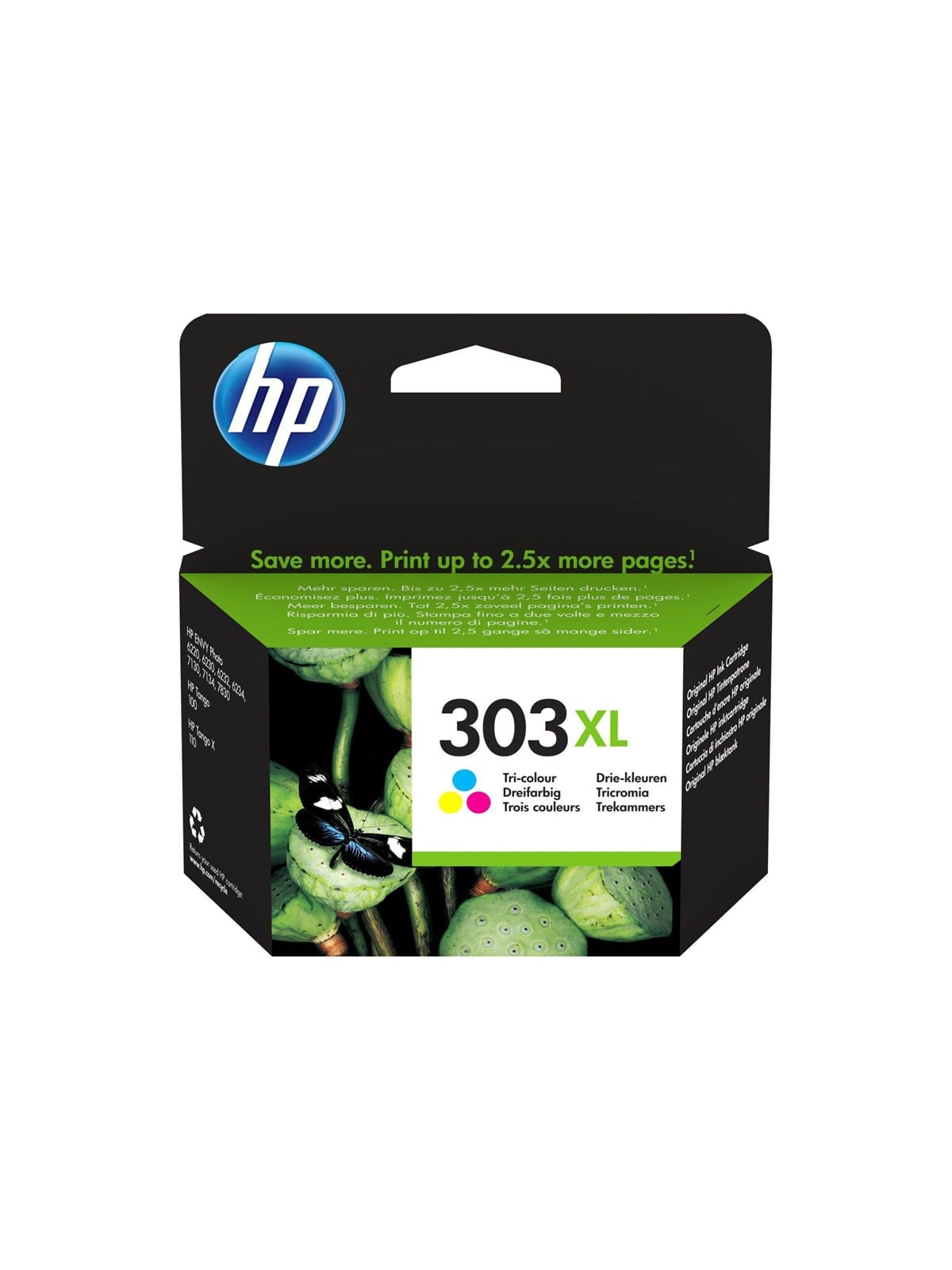 HP 303xl / T6n03ae High Capacity Tri-color (Cyan Magenta Yellow) Ink - Druckerzubehoer Tinte Toner