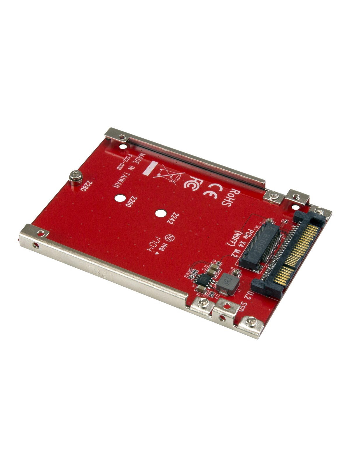 M.2 Drive to U.2 (Sff-8639) Host Adapter For M.2 Pcie Nvme Ssds - Interfaceadapter - M.2 Card - U.2 - Festplatten Zubehoer - U2m2e125