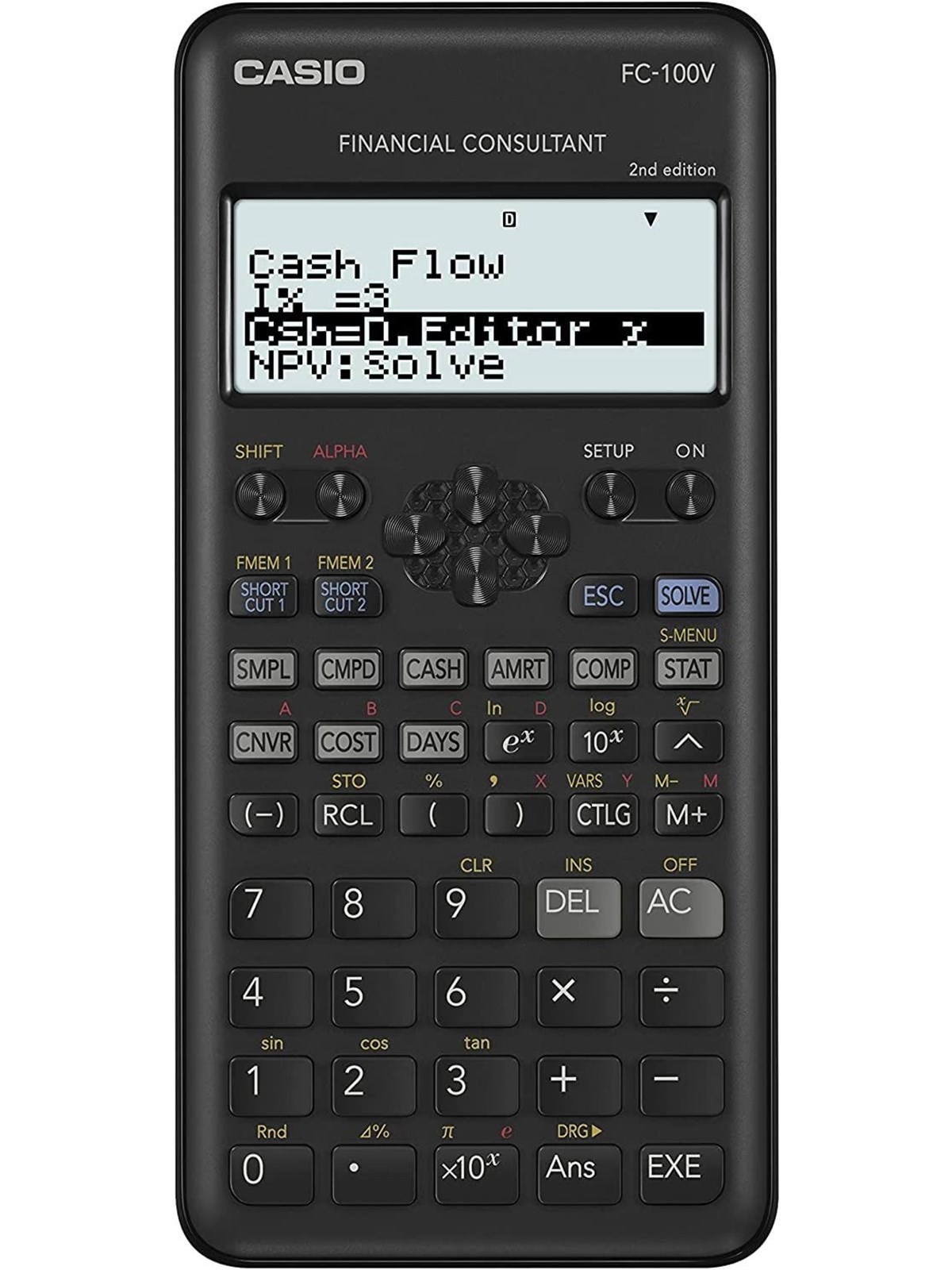 Casio Fc-100v Financial Calculator - Black - Taschenrechner