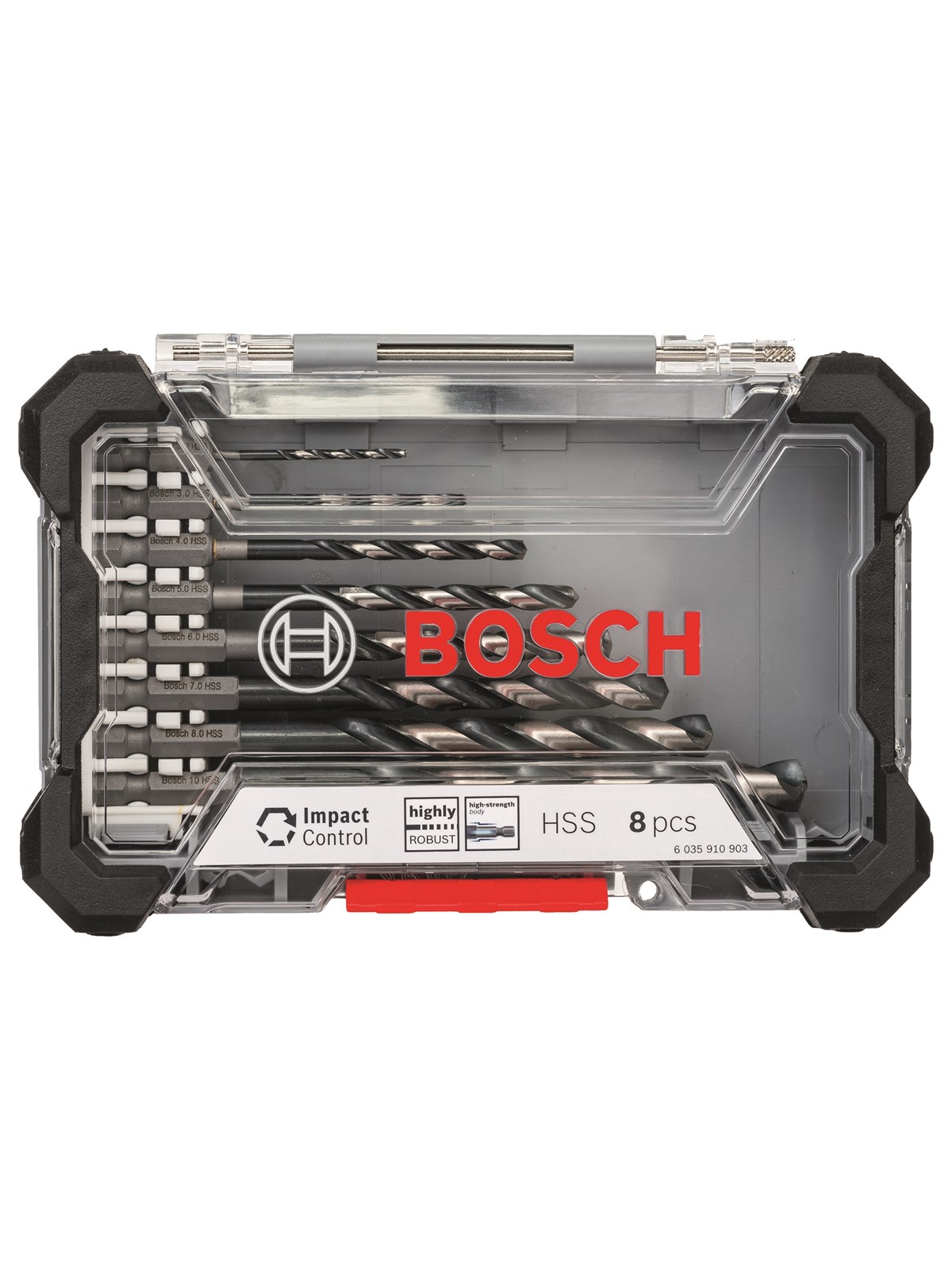 Bosch Metalborsæt Hss Impact 2-10mm 8stk - Bohrer Bits - 2608577146