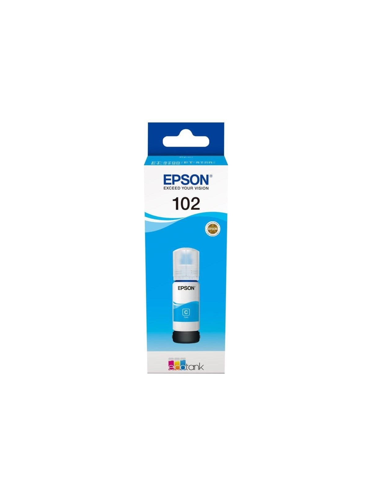 Epson 102 - Cyan - Original - Blækbeholder - Druckerzubehoer Tinte Toner - C13t03r240