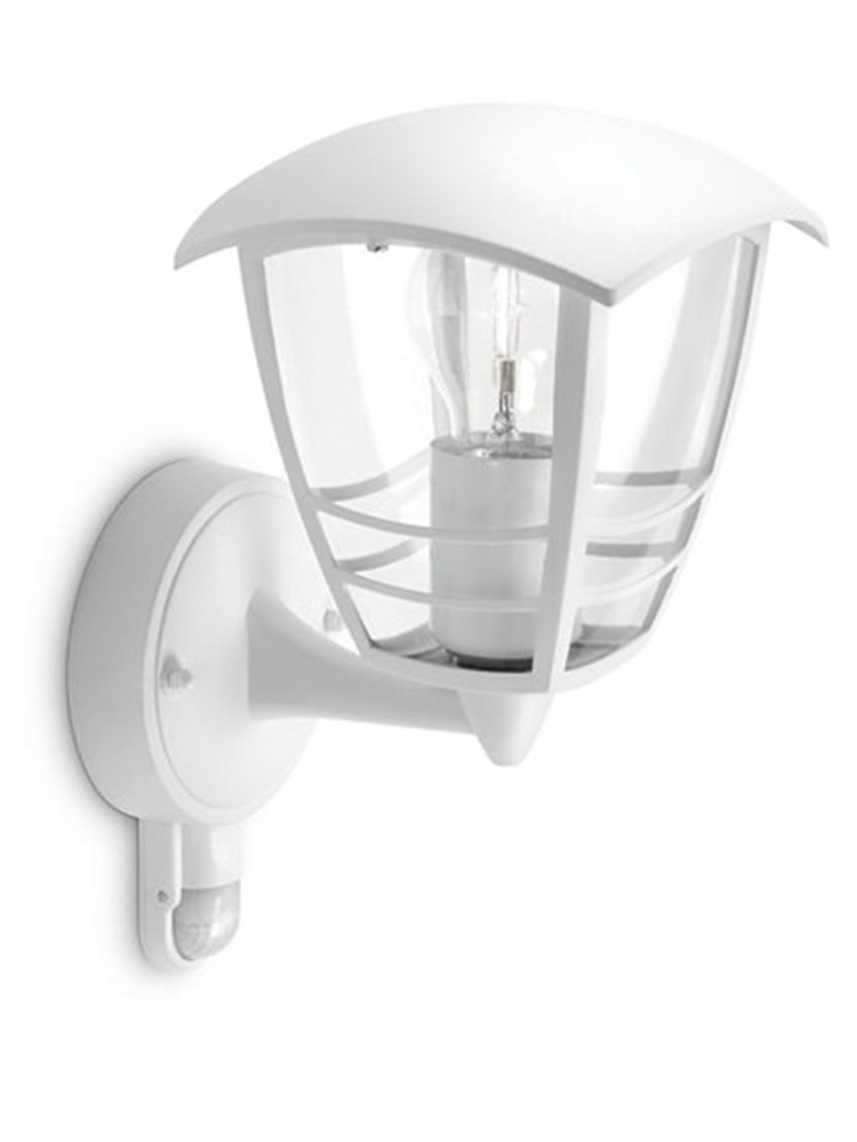 Philips Creek Wall Lantern White 1x60w 230v - Lampen - 915002791202