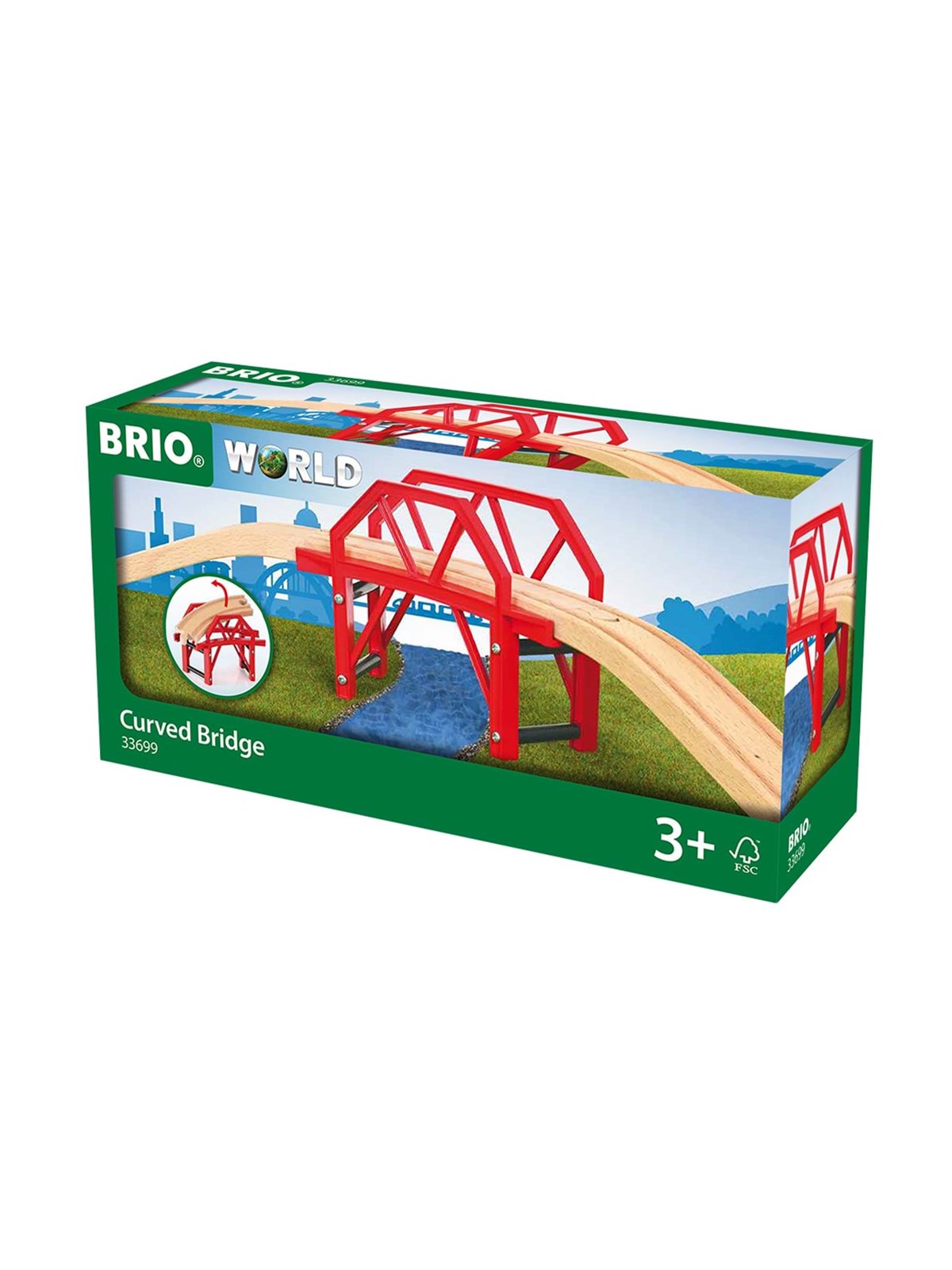 Brio Bahnbrück Mit Auffahrten - Brio Train - 33699