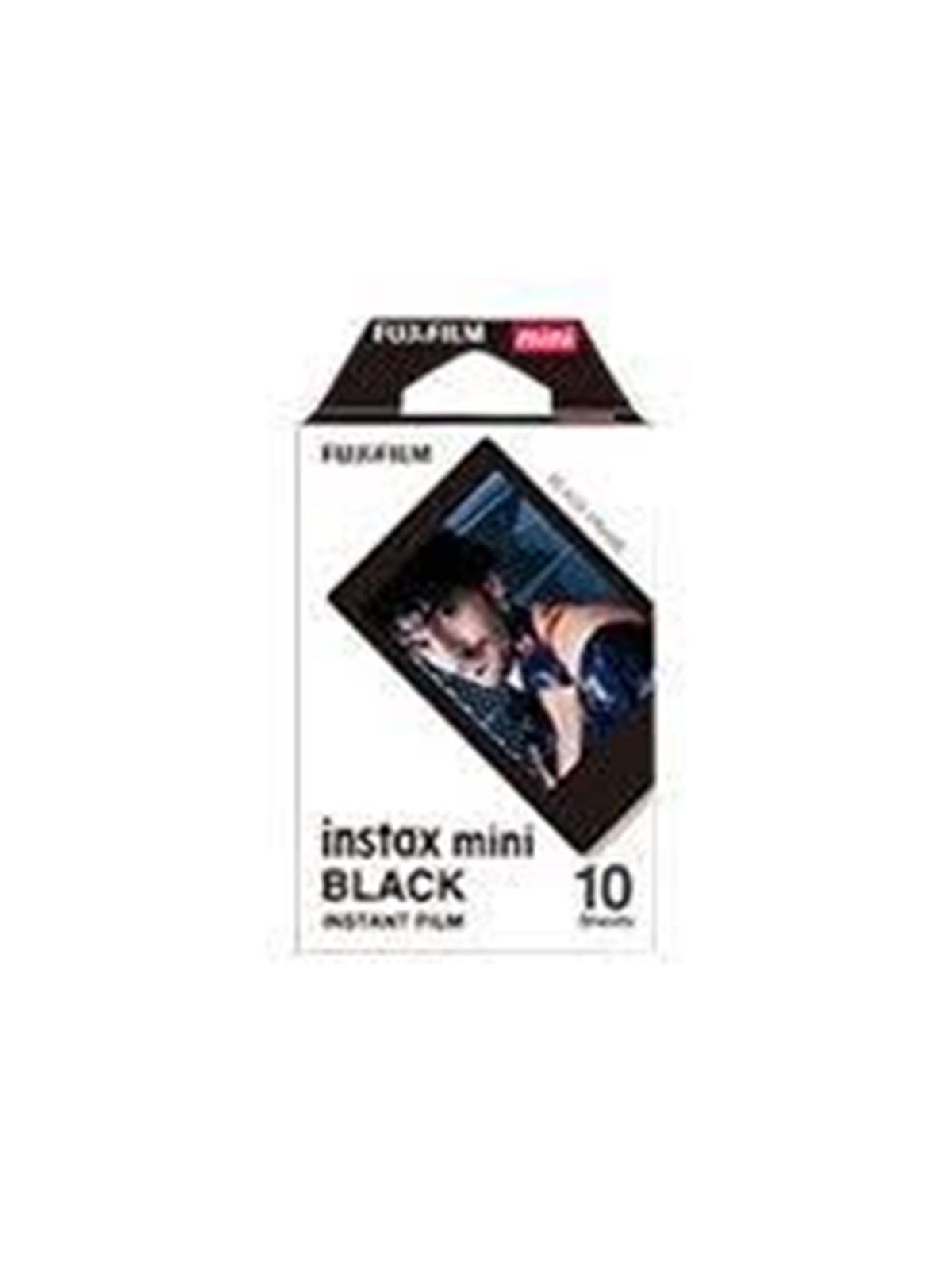 Fujifilm Instax Mini Film - 10 Shots - Black - Photo Film - 16537043