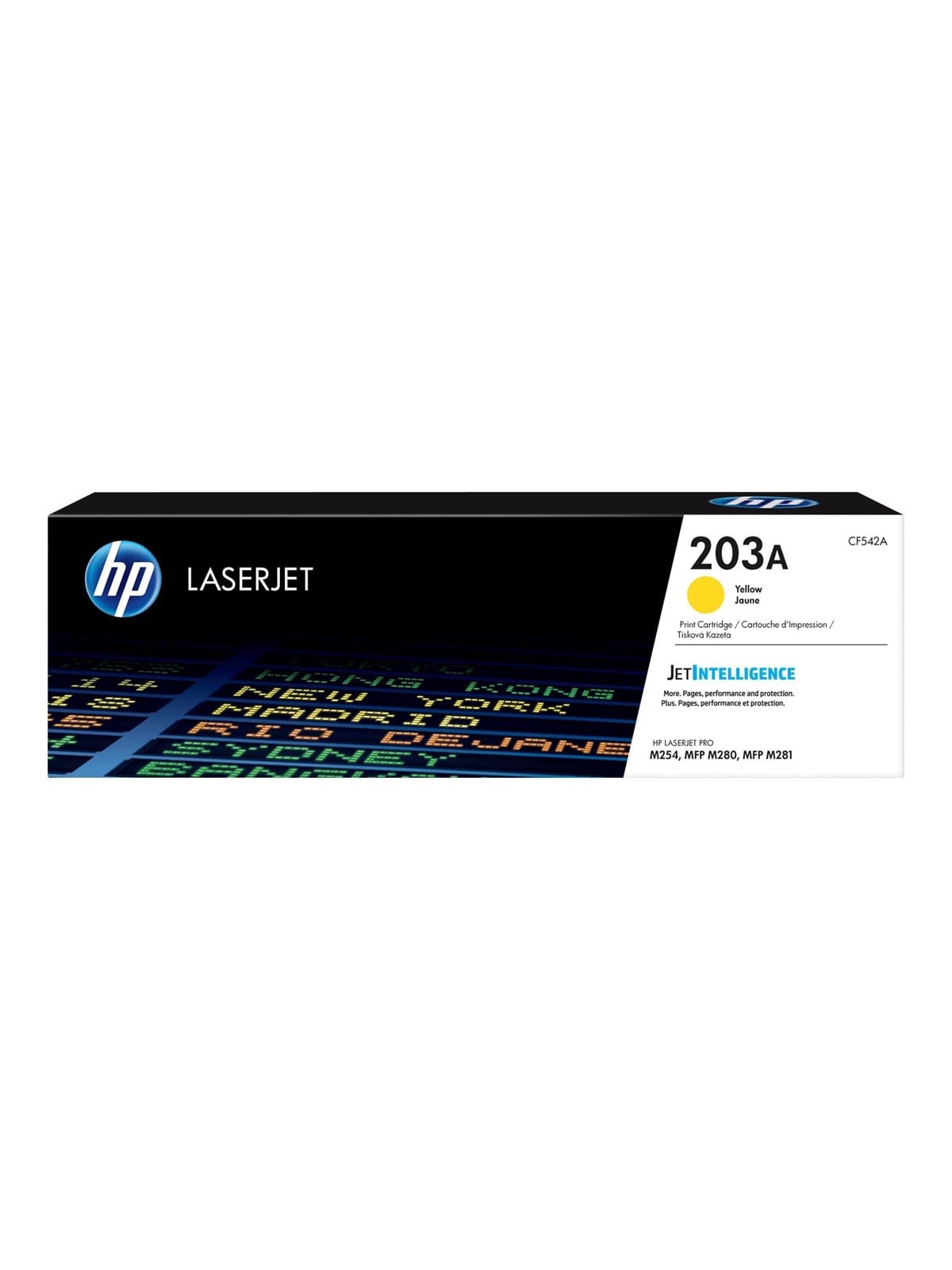 HP 203a / Cf542a Yellow Toner - Druckerzubehoer Tinte Toner