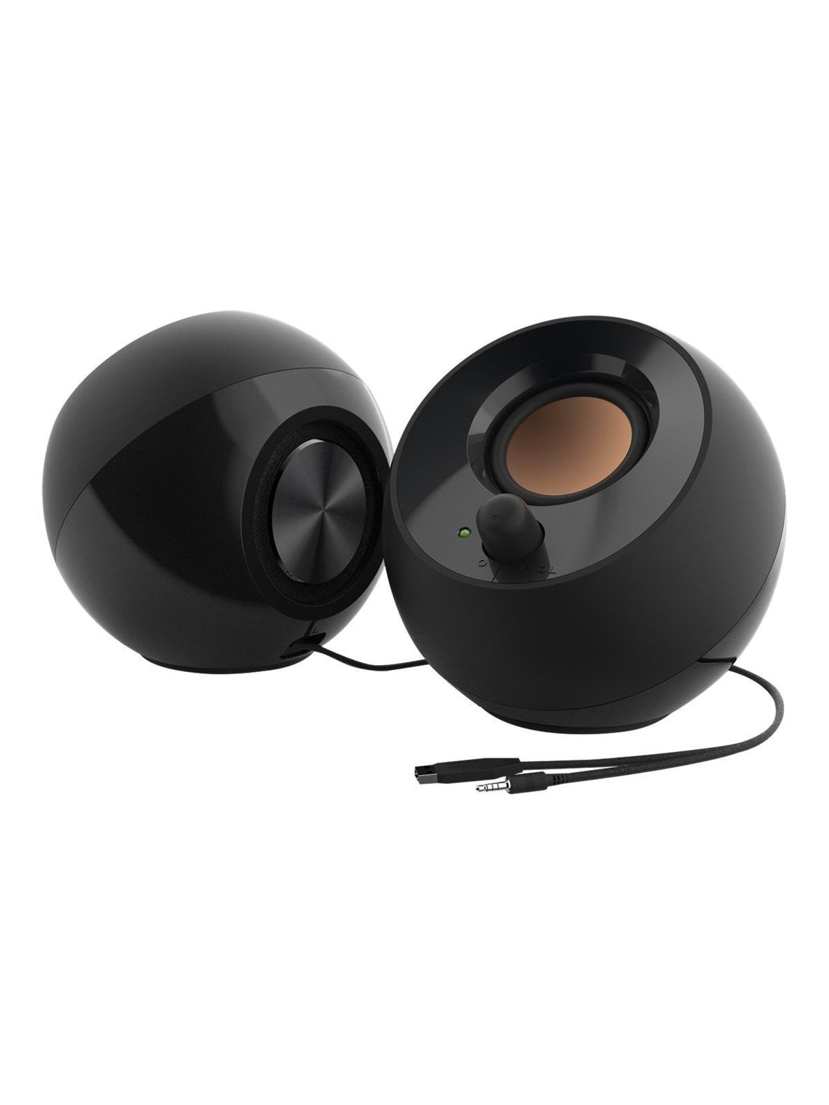 Creative Pebble - 2.0 Pc-lautsprecher - Schwarz - Lautsprecher Computer - 51mf1680aa000
