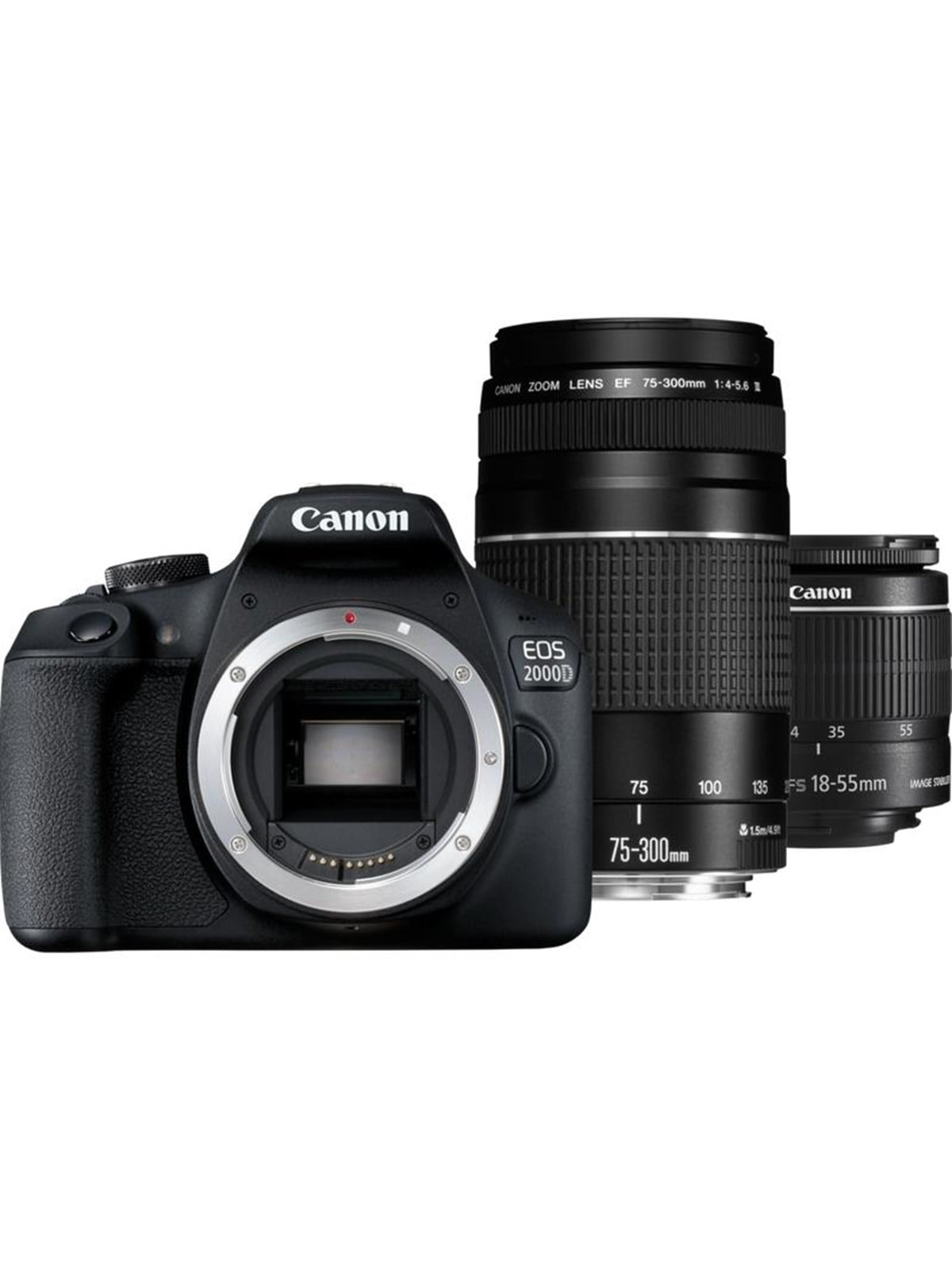 Canon Eos 2000d 18-55mm IS II + EF 75-300mm Iii - Digital Kameras - 2728c017