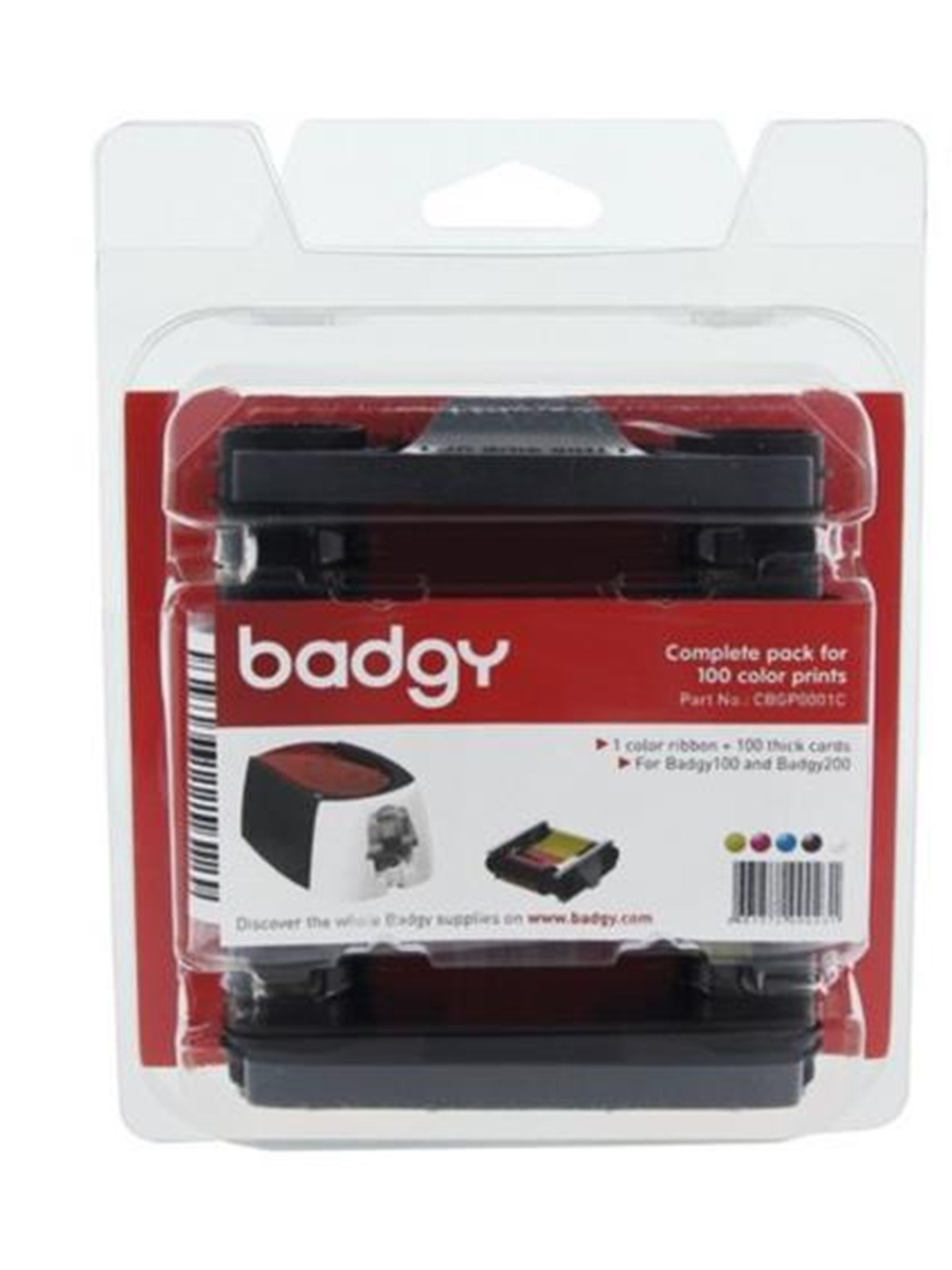 Evolis Badgy Full Kit / Cbgp0001c - Druckerzubehoer Tinte Toner