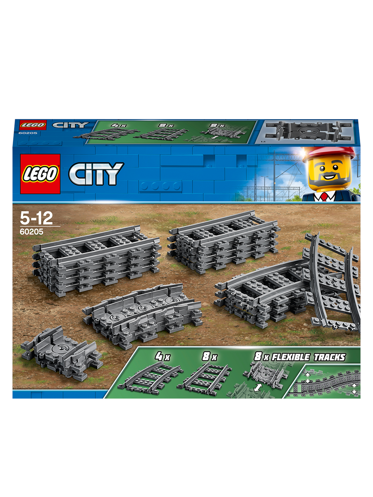 Lego City 60205 Schienen