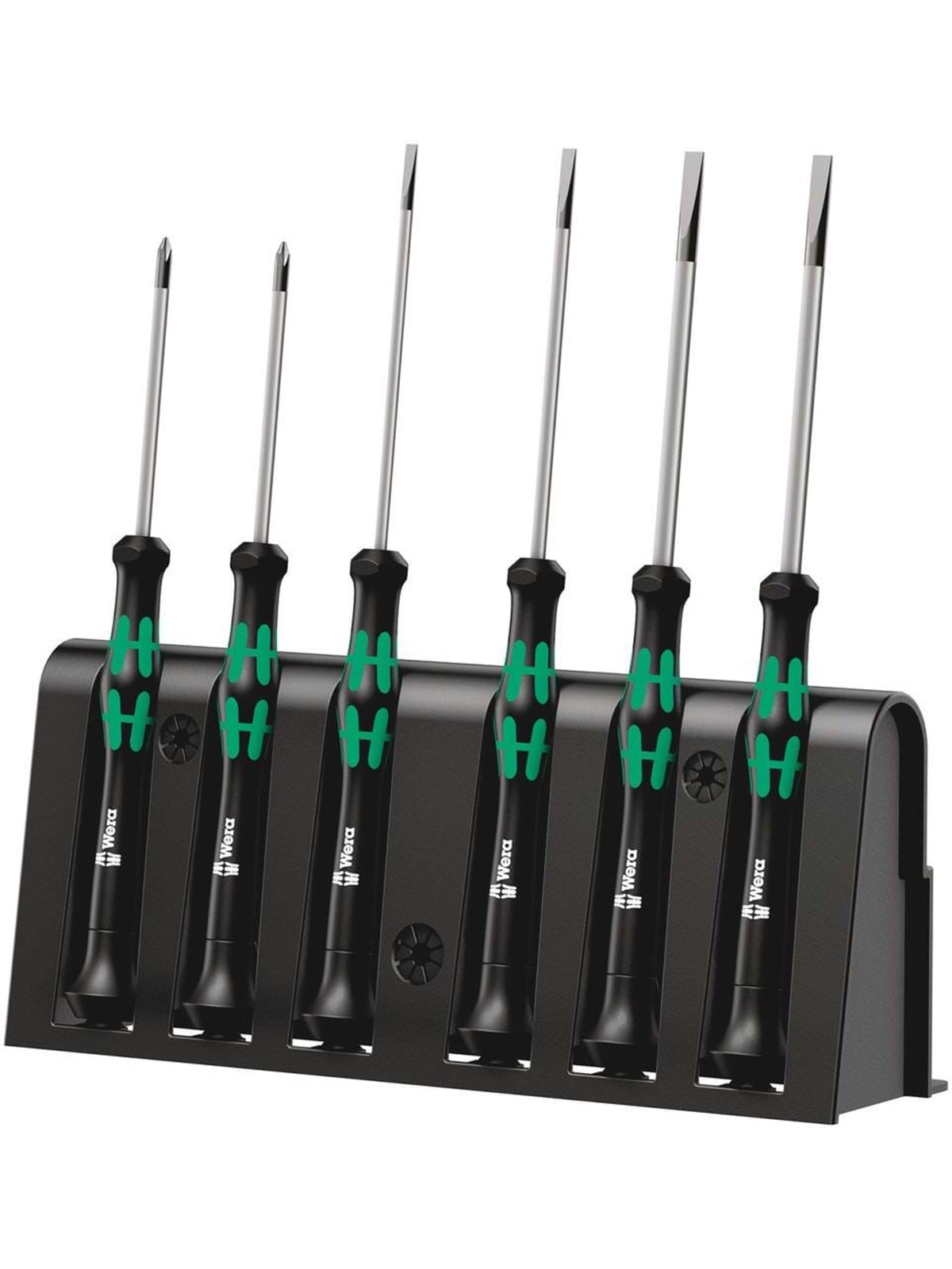 Wera 2035/6 A Elektroniker-schraubendrehersatz + Rack, 6-teilig - Schraubbohrmaschinen - 05118150001