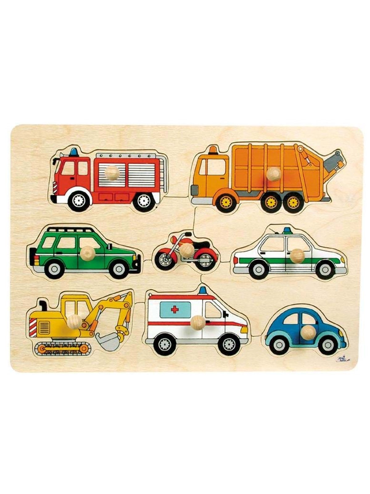 Goki Bubble Puzzle Traffic Holz - 57996