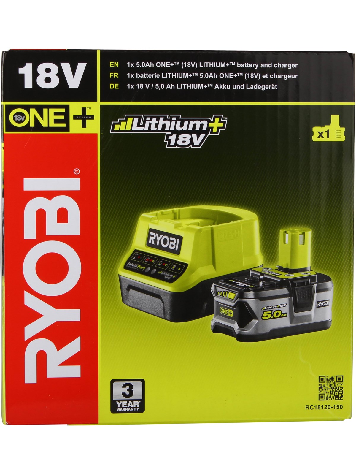 Ryobi One+ Rc18120-150 - Akkus Ladegeraete - 5133003366