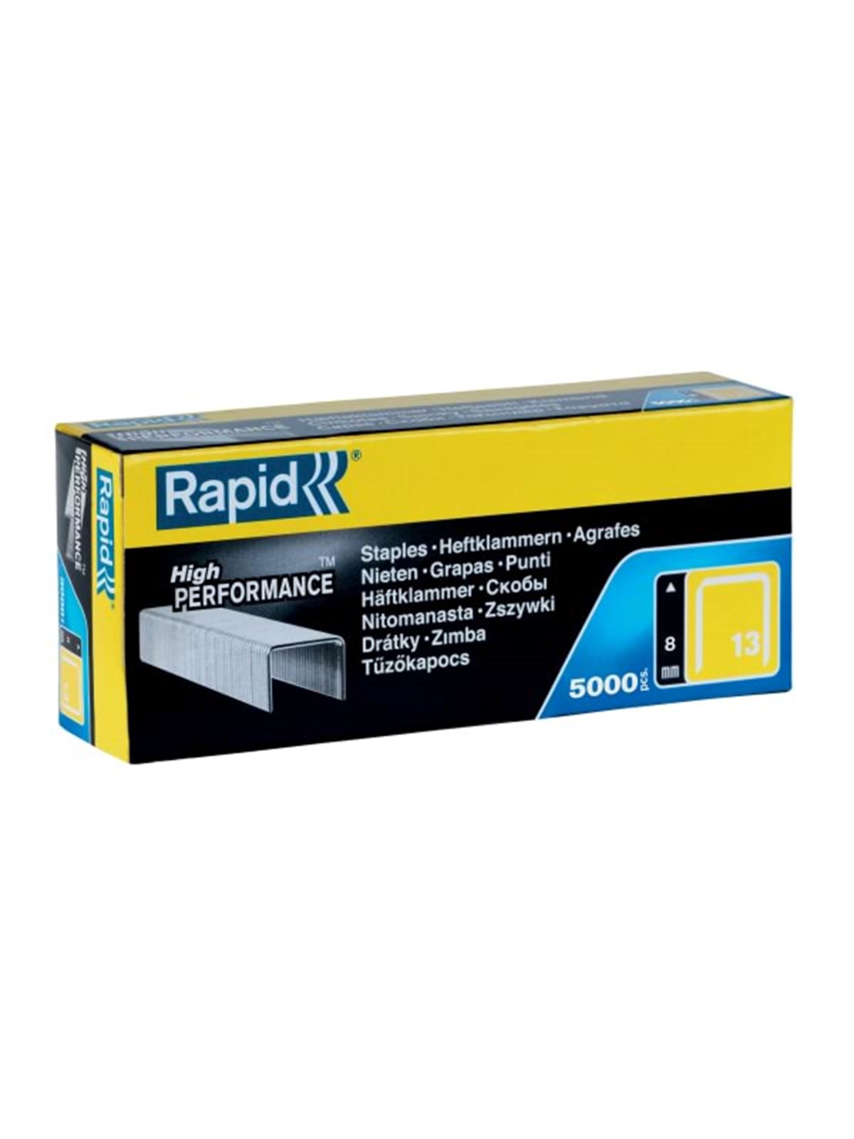Rapid 13/8 8mm Galvanised Staples (Box 5000) - Locher Und Tacker - 11835600