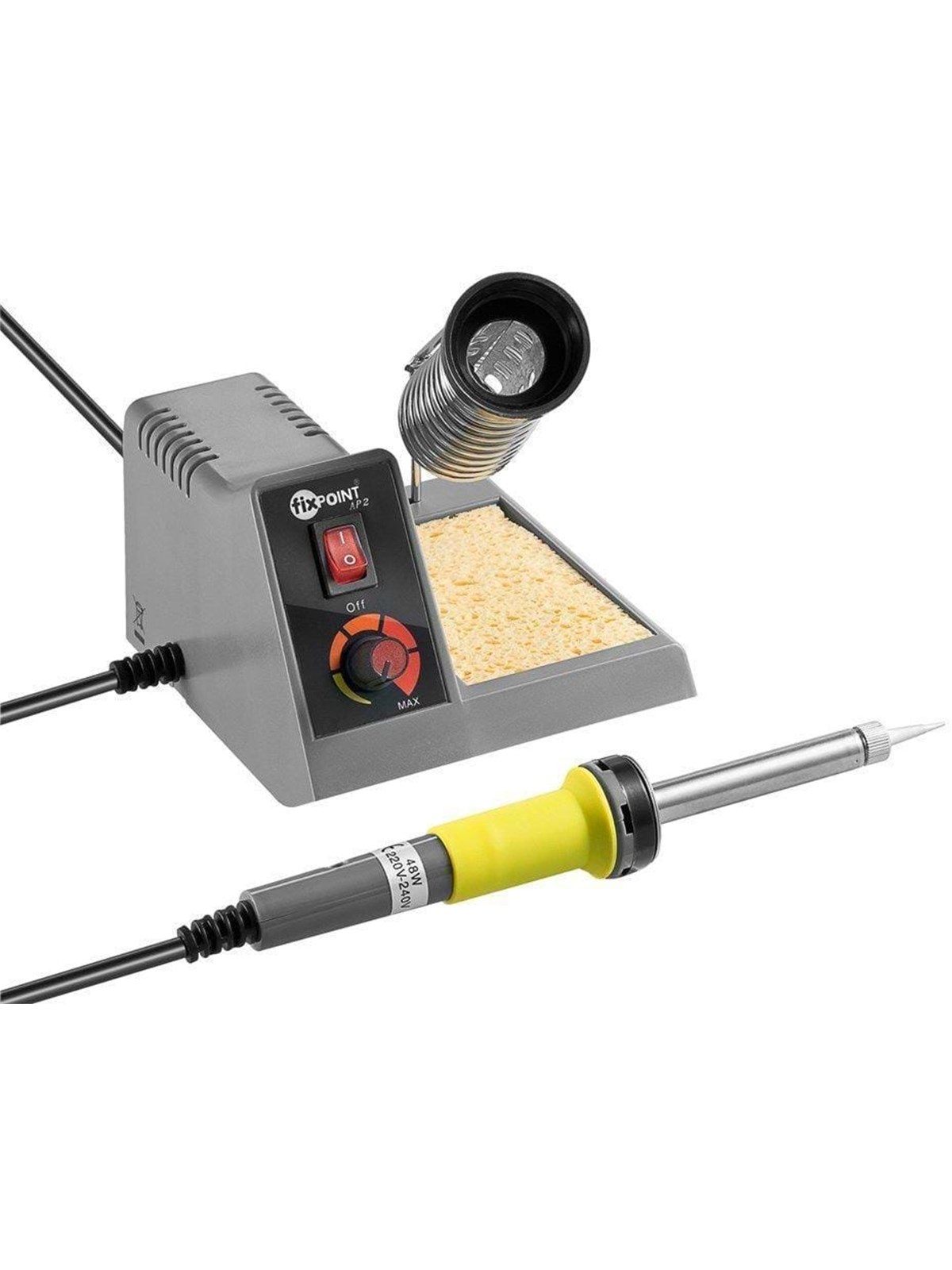 Fixpoint Ap2 Analogue Soldering Station Grey - Haus Garten - 4040849510915