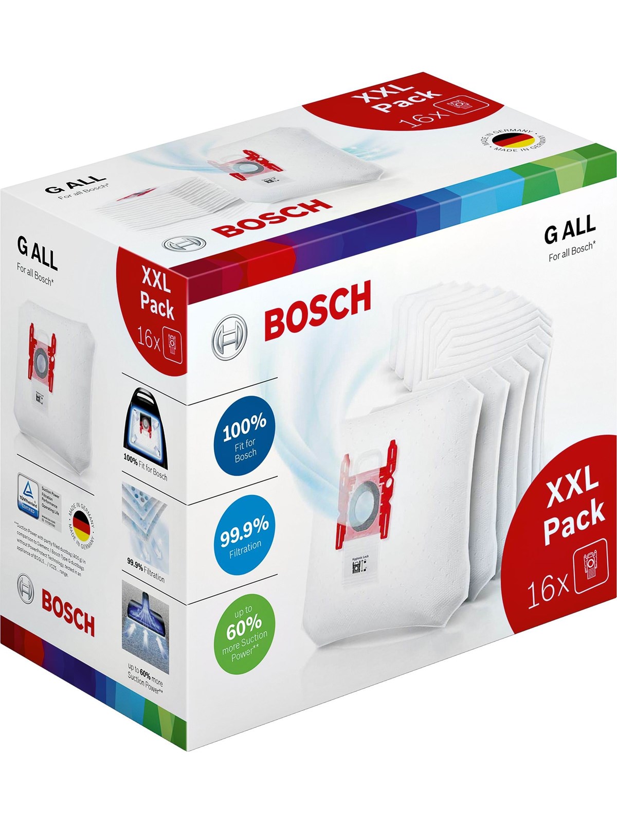 Bosch Type G All Xxl 16-pack Bbz16gall - Staubsaugerbeutel