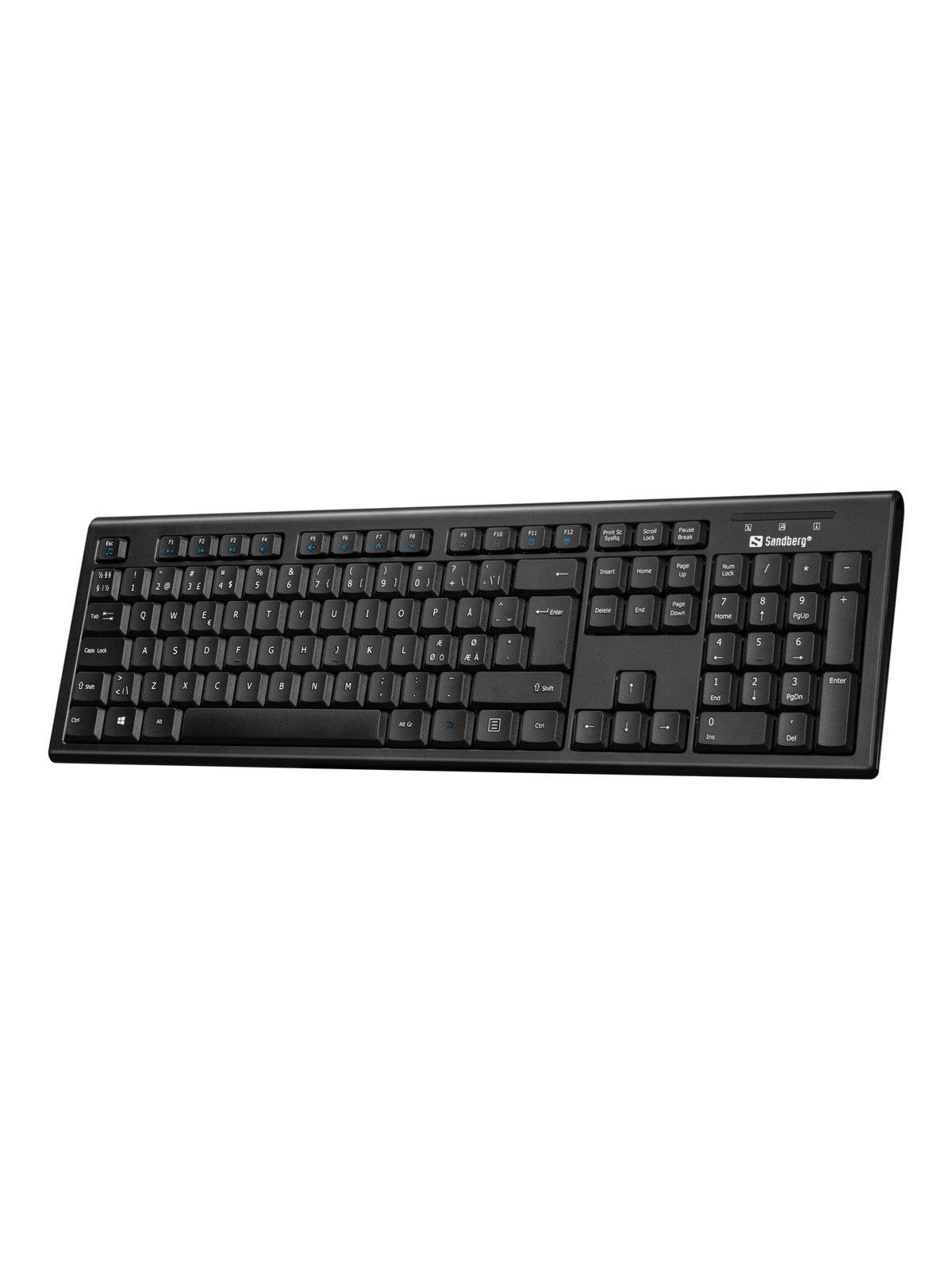 Sandberg Usb Wired Office Keyboard - Tastaturen - Nordisch - Schwarz - 631-10