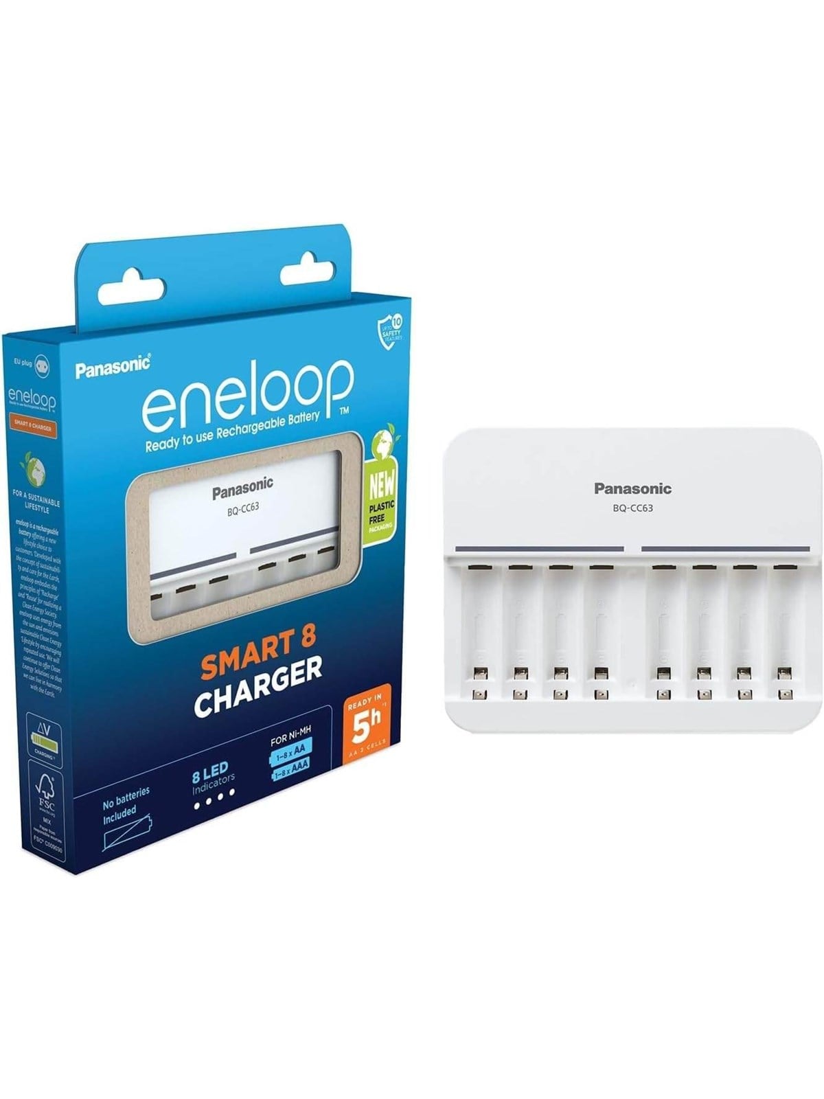 Panasonic Eneloop Bq-cc63 Battery Charger - Batterien Und Akkus